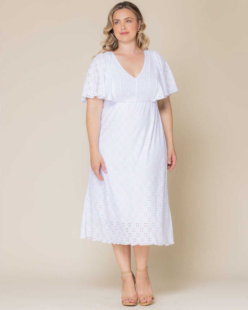 Lucy Eyelet Maxi Dress, , alternate image number 4