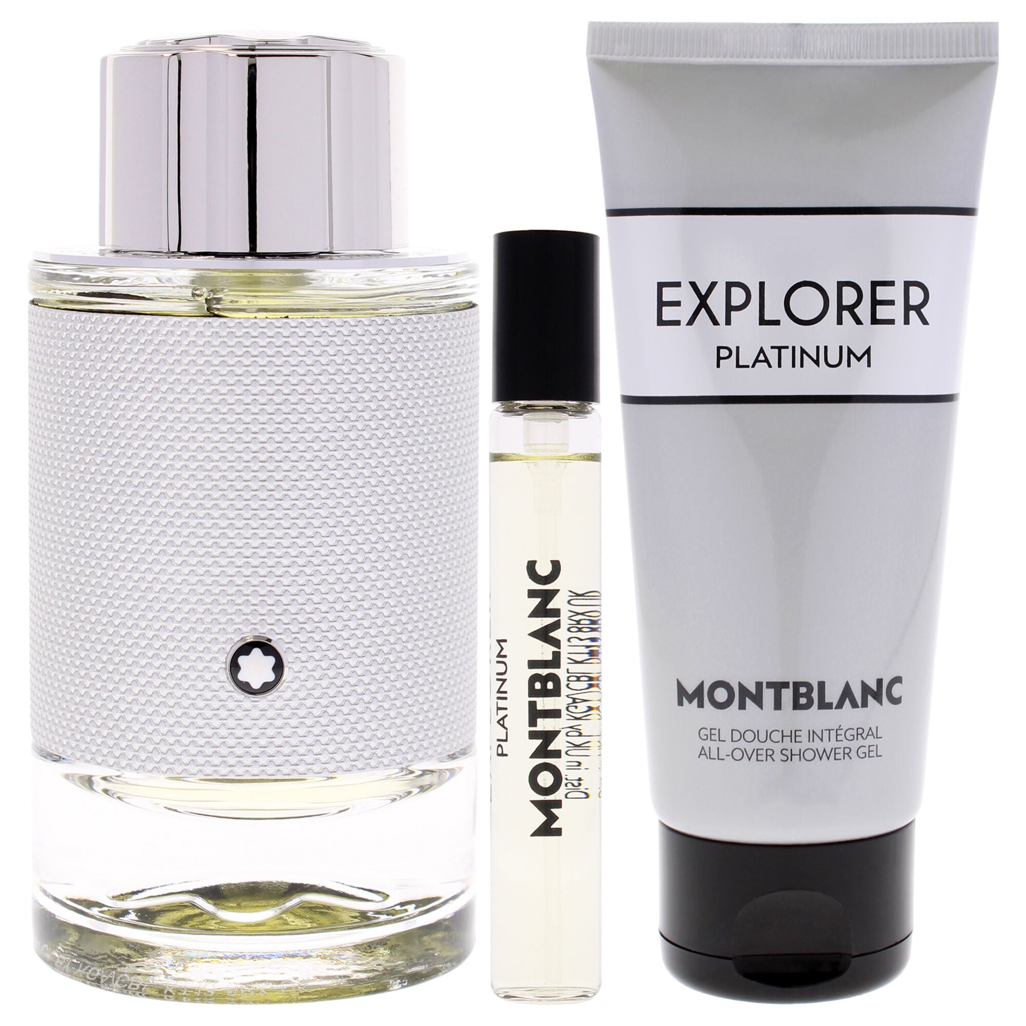 Explorer Platinum by Mont Blanc for Men - 3 Pc Gift Set 3.3oz EDP Spray, 0.25oz EDP Spray, 3.3oz Shower Gel, See Description, alternate image number 4