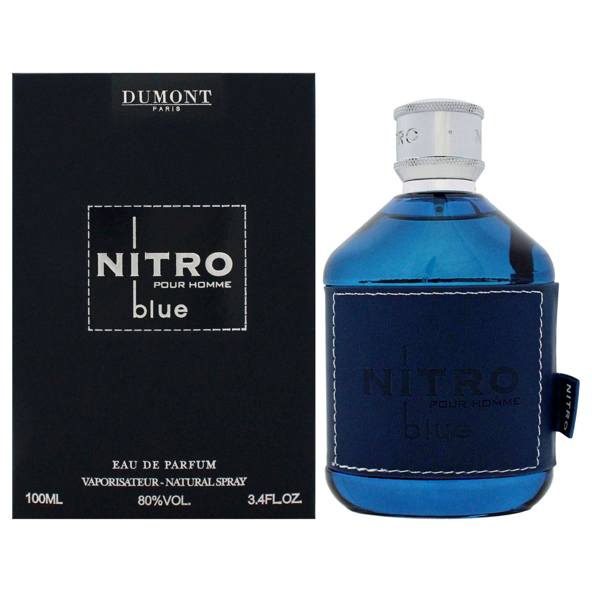 Nitro Blue by Dumont for Men - 3.4 oz EDP Spray, Clear, hi-res image number 0
