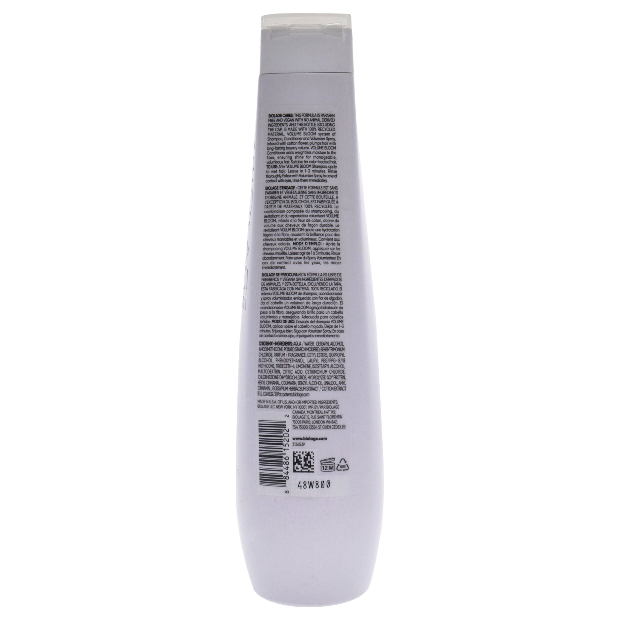 Biolage VolumeBloom Conditioner by Matrix for Unisex - 13.5 oz Conditioner, , alternate image number 3