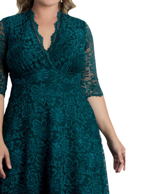 Mademoiselle Lace Cocktail Dress | Woman Within Mademoiselle Lace Cocktail Dress | Woman Within