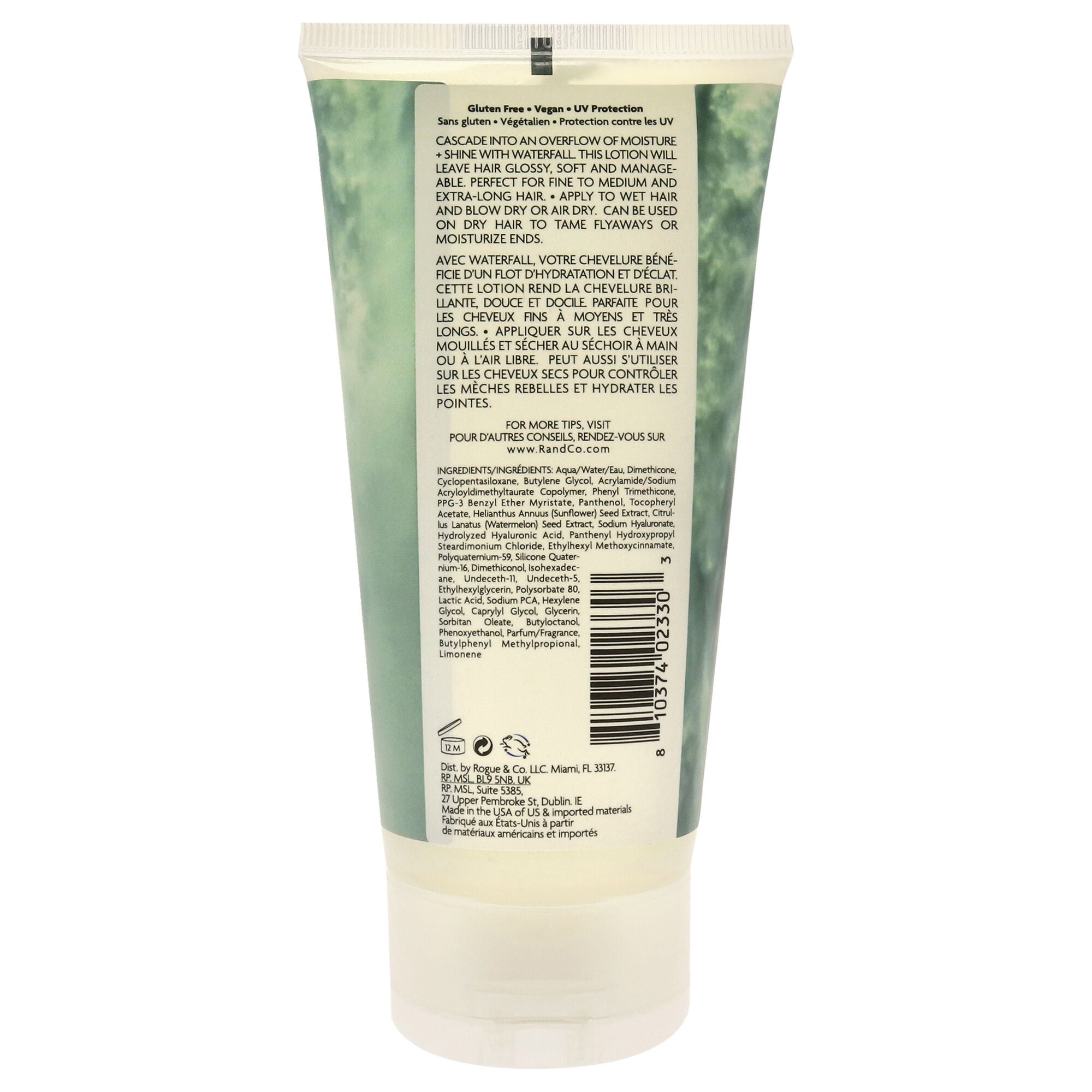 Waterfall Moisture and Shine Lotion by R+Co for Unisex - 5 oz Lotion, , alternate image number 4