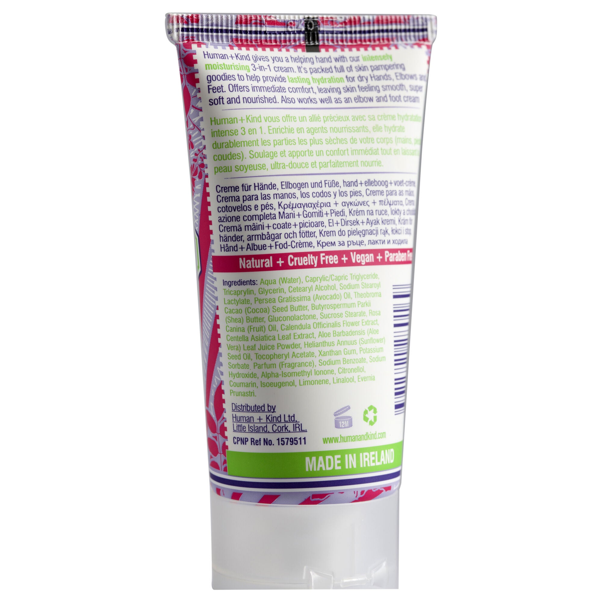 Hand Cream - Lavender by Human+Kind for Unisex - 1.7 oz Cream, See Description, alternate image number 2
