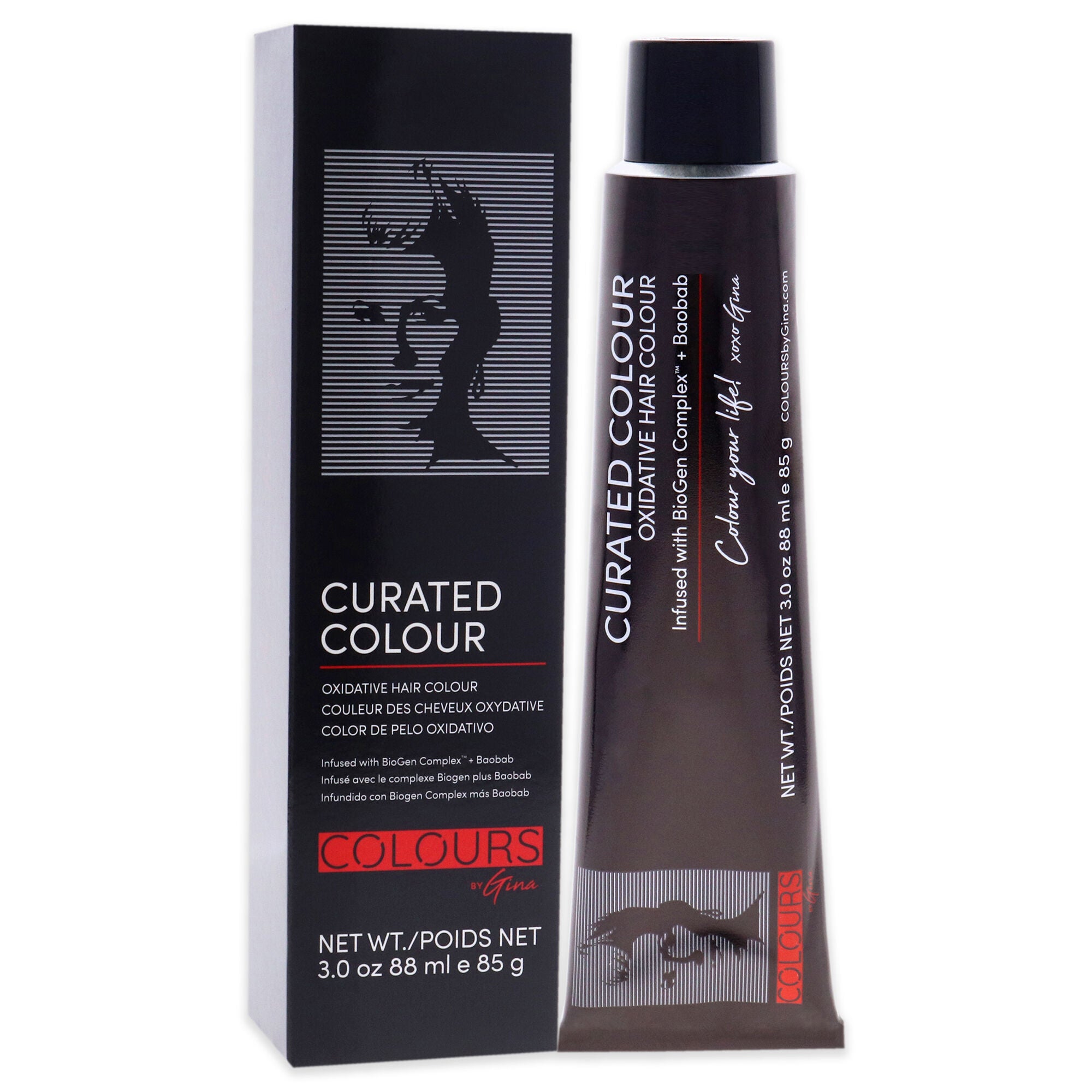 Curated Colour - 7.35-7GM Golden Mahogany Blonde by Colours By Gina for Unisex - 3 oz Hair Color, See Description, alternate image number 1