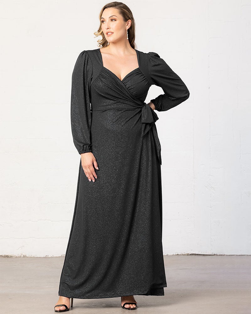 Modern Muse Wrap Gown, , alternate image number 4