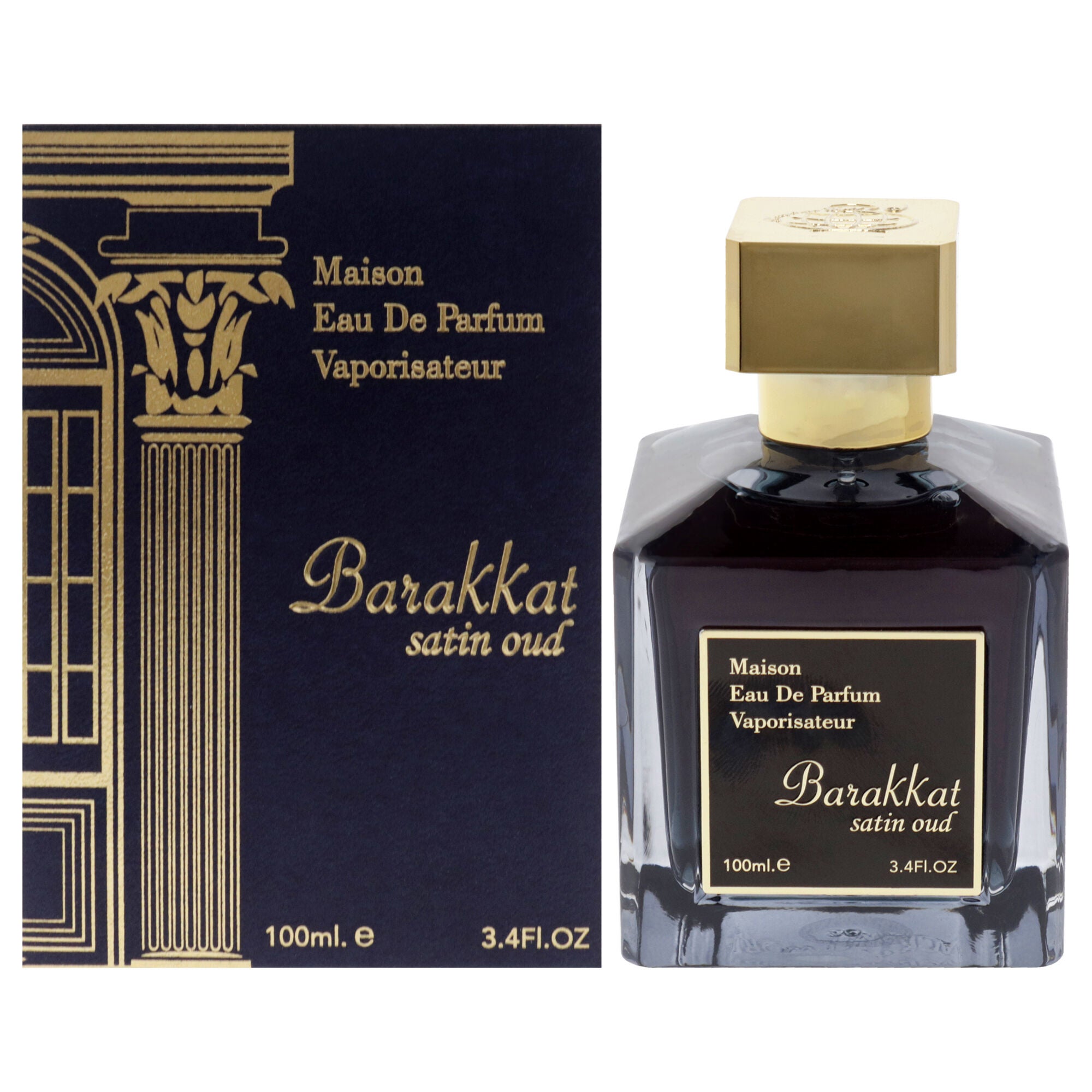 Maison Barakkat Satin Oud by Fragrance World for Unisex - 3.4 oz EDP Spray, See Description, hi-res image number 0