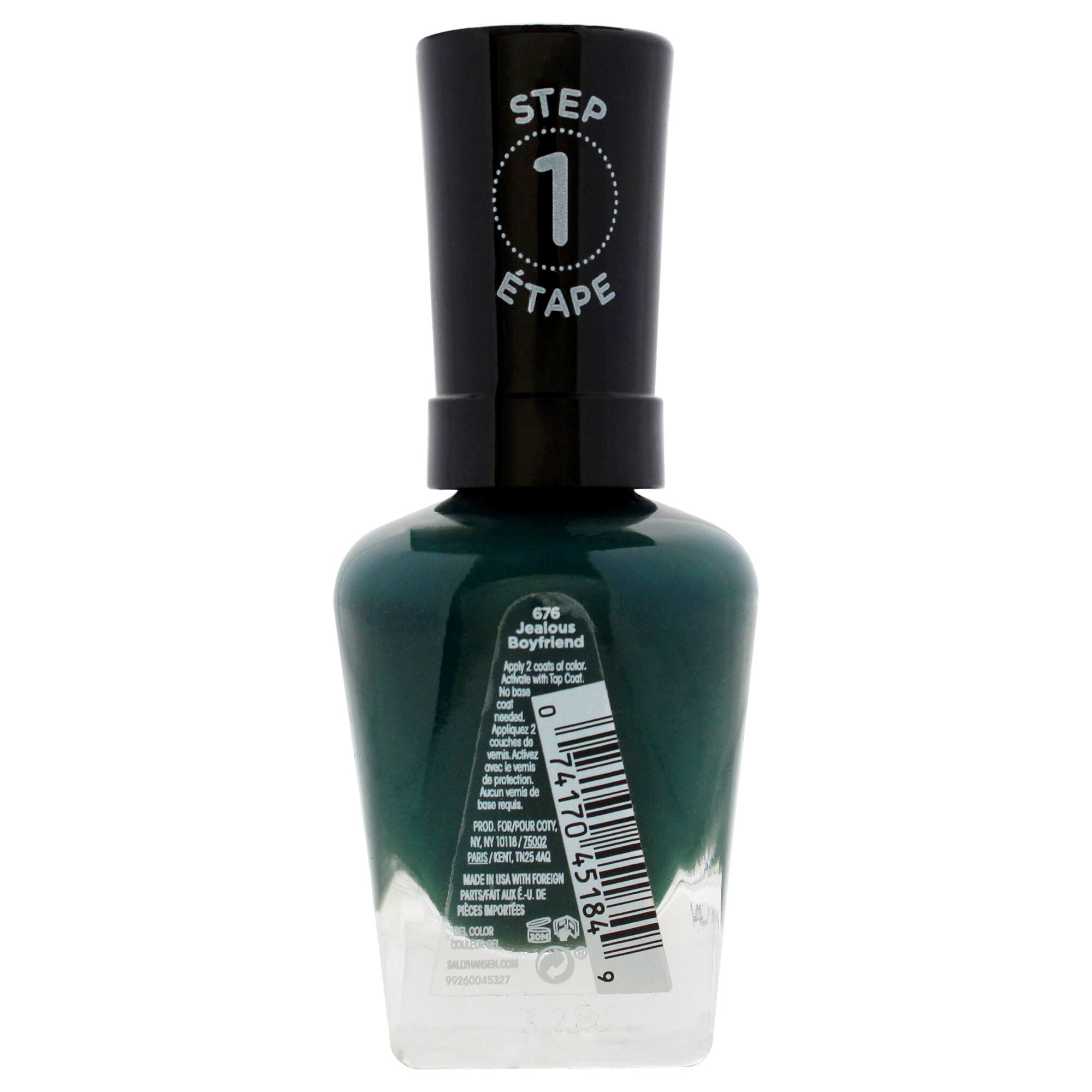 Miracle Gel - 676 Jealous Boyfriend by Sally Hansen for Women - 0.5 oz Nail Polish, See Description, alternate image number 1