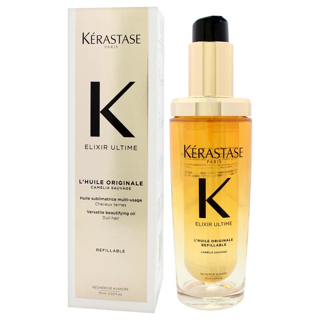 Elixir K Ultime Versatile Beautifying Oil by Kerastase for Women - 2.53 oz Oil (Refillable), NA, alternate image number null
