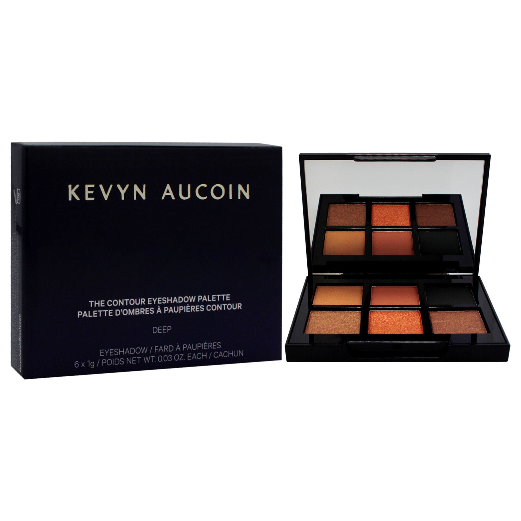 The Contour Eyeshadow Palette - Deep by Kevyn Aucoin for Women - 0.18 oz Eye Shadow, , alternate image number 6