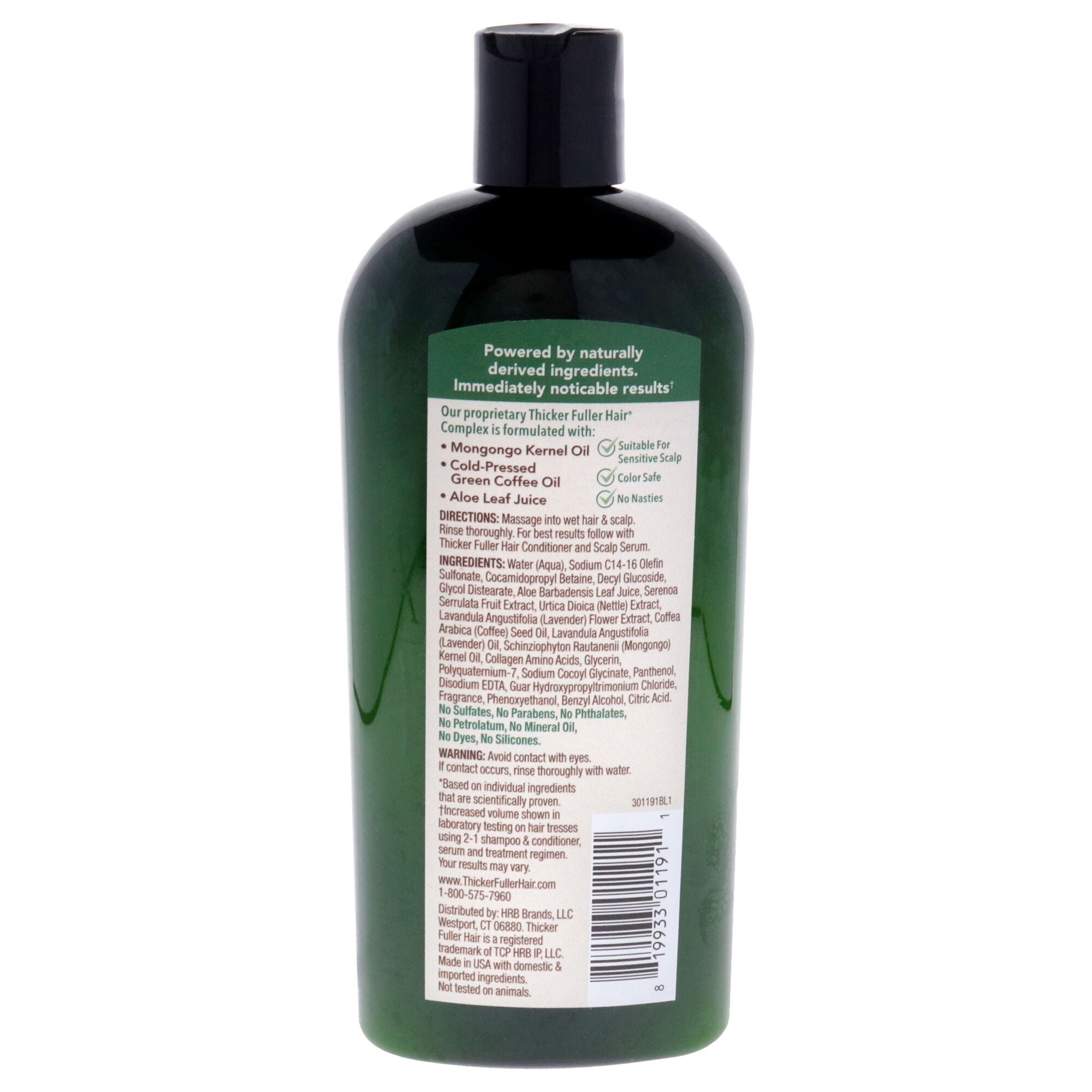 2-in-1 Thickening Shampoo and Conditioner by Thicker Fuller Hair for Men - 12 oz Shampoo and Conditioner, See Description, alternate image number 1