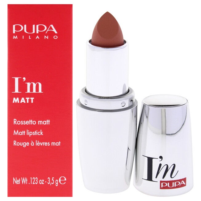 I Am Matt Pure Colour Lipstick - 014 Peachy Nude by Pupa Milano for Women - 0.123 oz Lipstick, See Description, hi-res image number 0