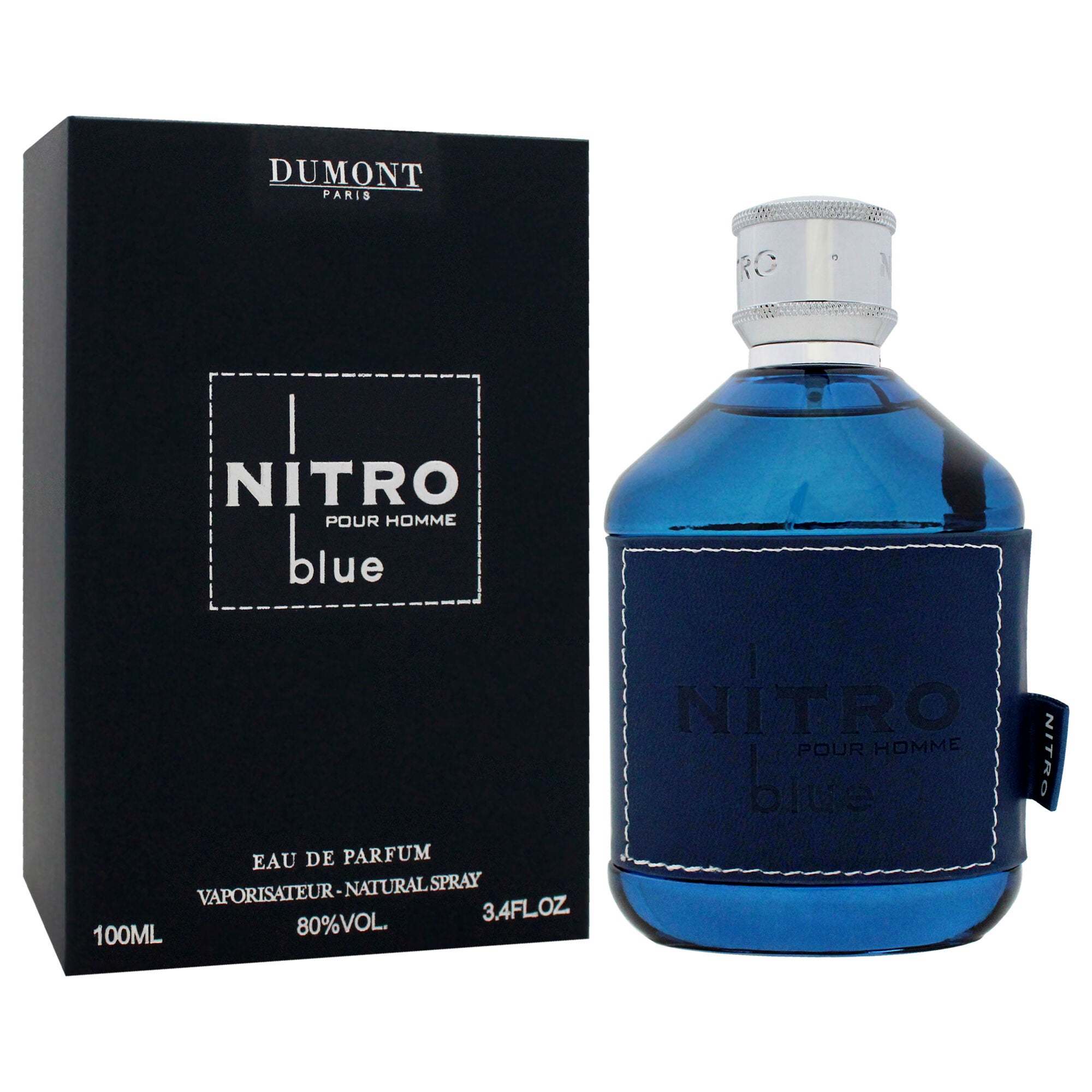 Nitro Blue by Dumont for Men - 3.4 oz EDP Spray, Clear, alternate image number 2