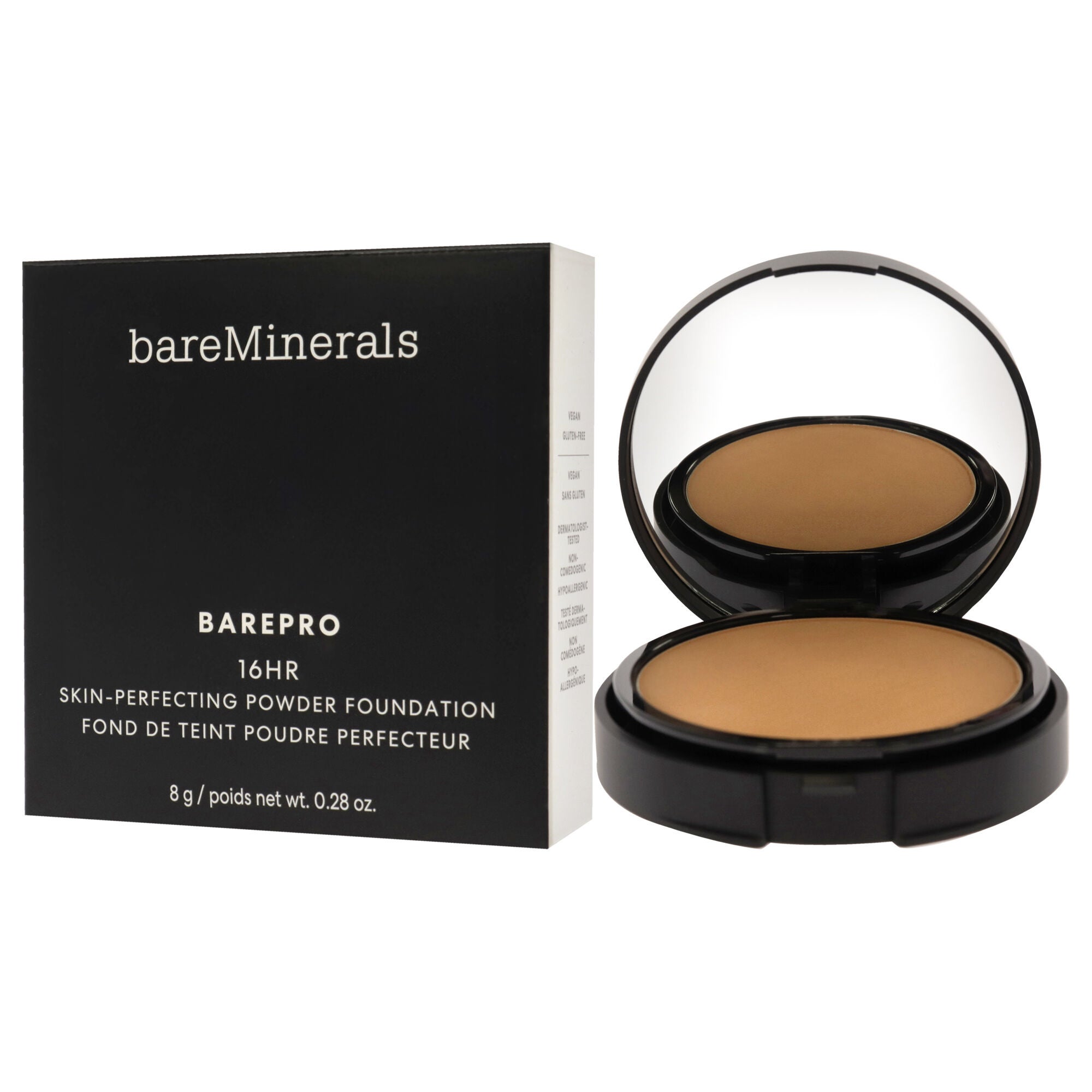 Barepro 16HR Skin Perfecting Powder Foundation - 35 Medium Warm by bareMinerals for Women - 0.28 oz Foundation, See Description, alternate image number 3