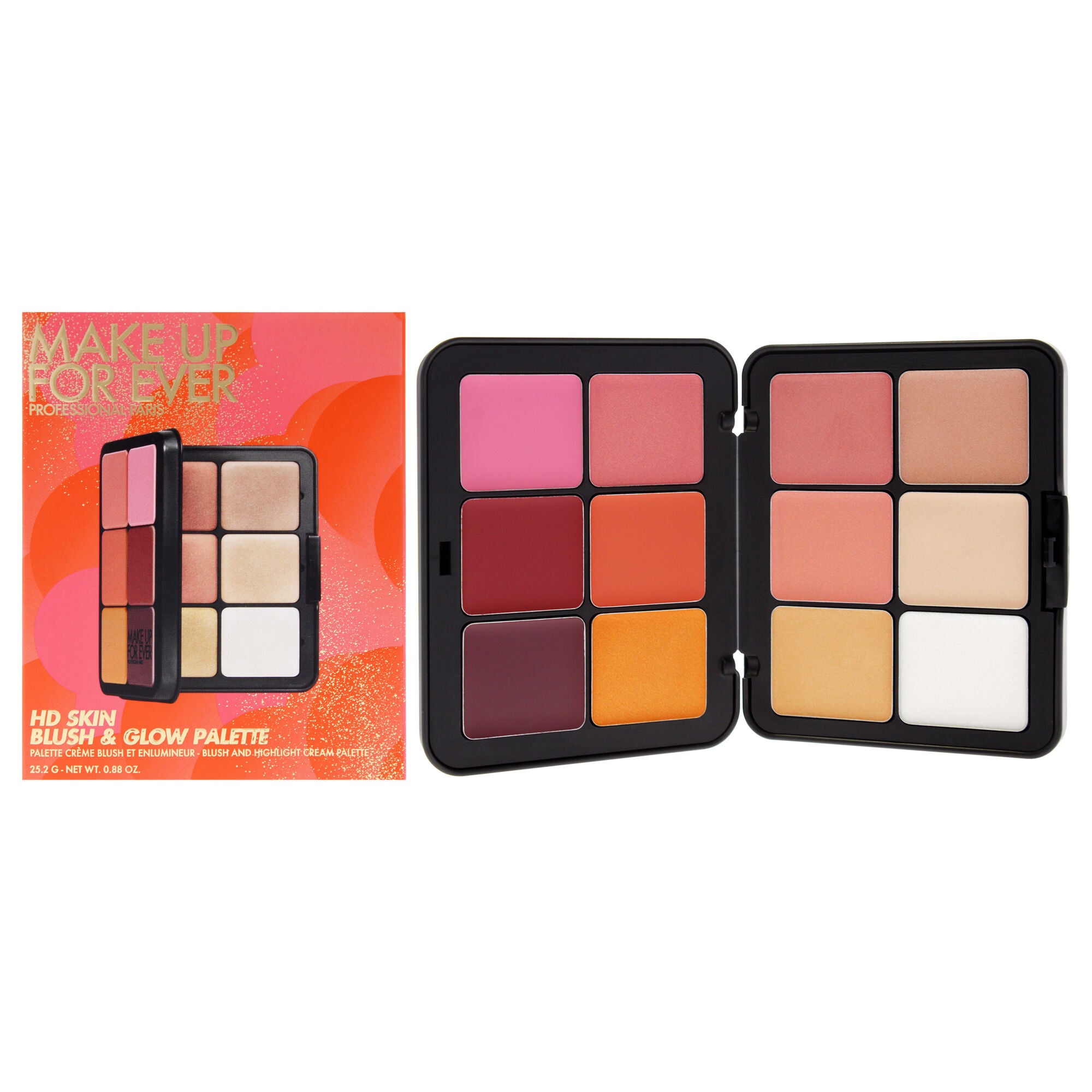HD Skin Blush and Glow Palette by Make Up For Ever for Women - 0.88 oz Makeup, See Description, hi-res image number 0