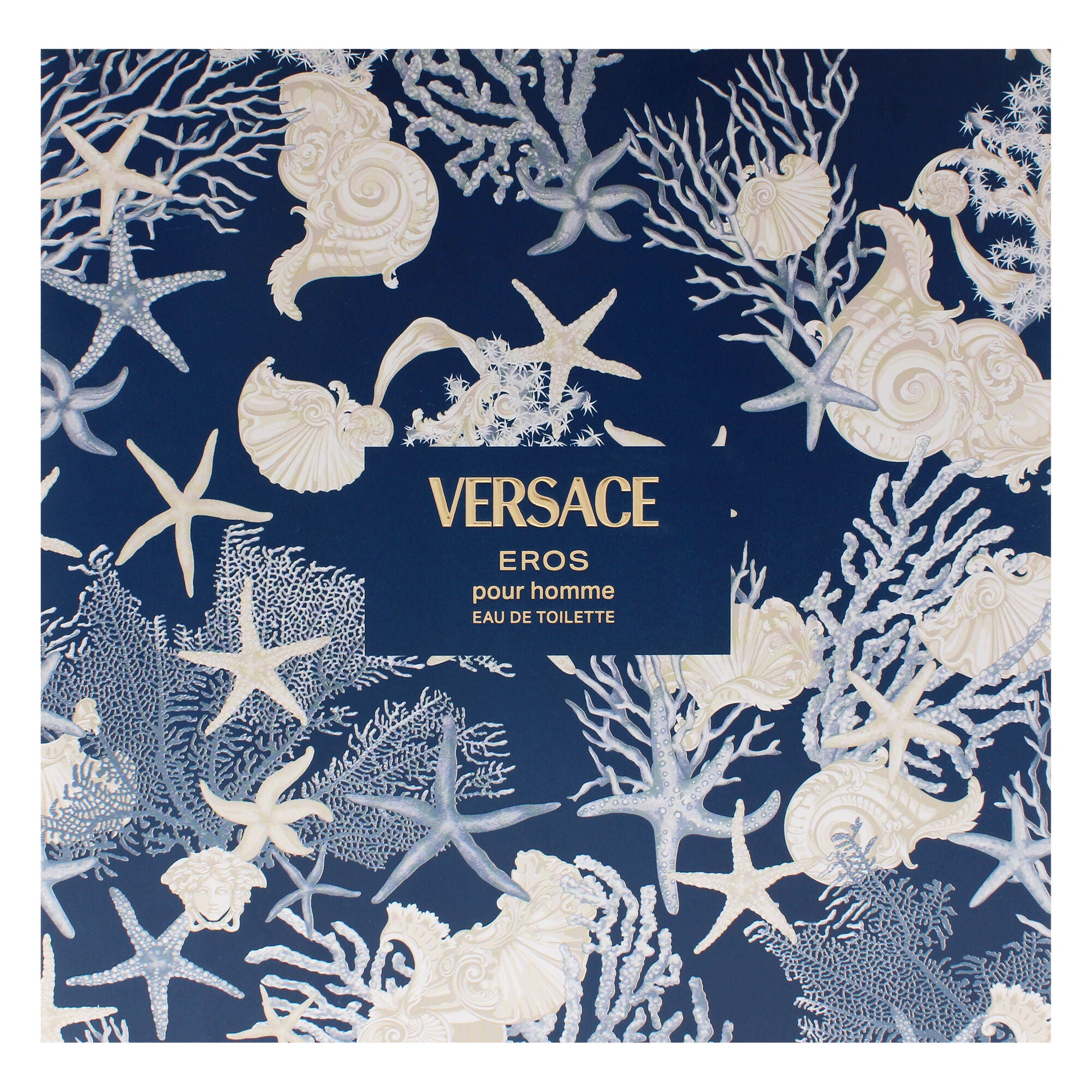 Versace Eros by Versace for Men - 3 Pc Gift Set 3.4oz EDT Spray, 0.17oz EDT Spray Vial (Mini), 5oz Shower Gel, Clear, alternate image number 4