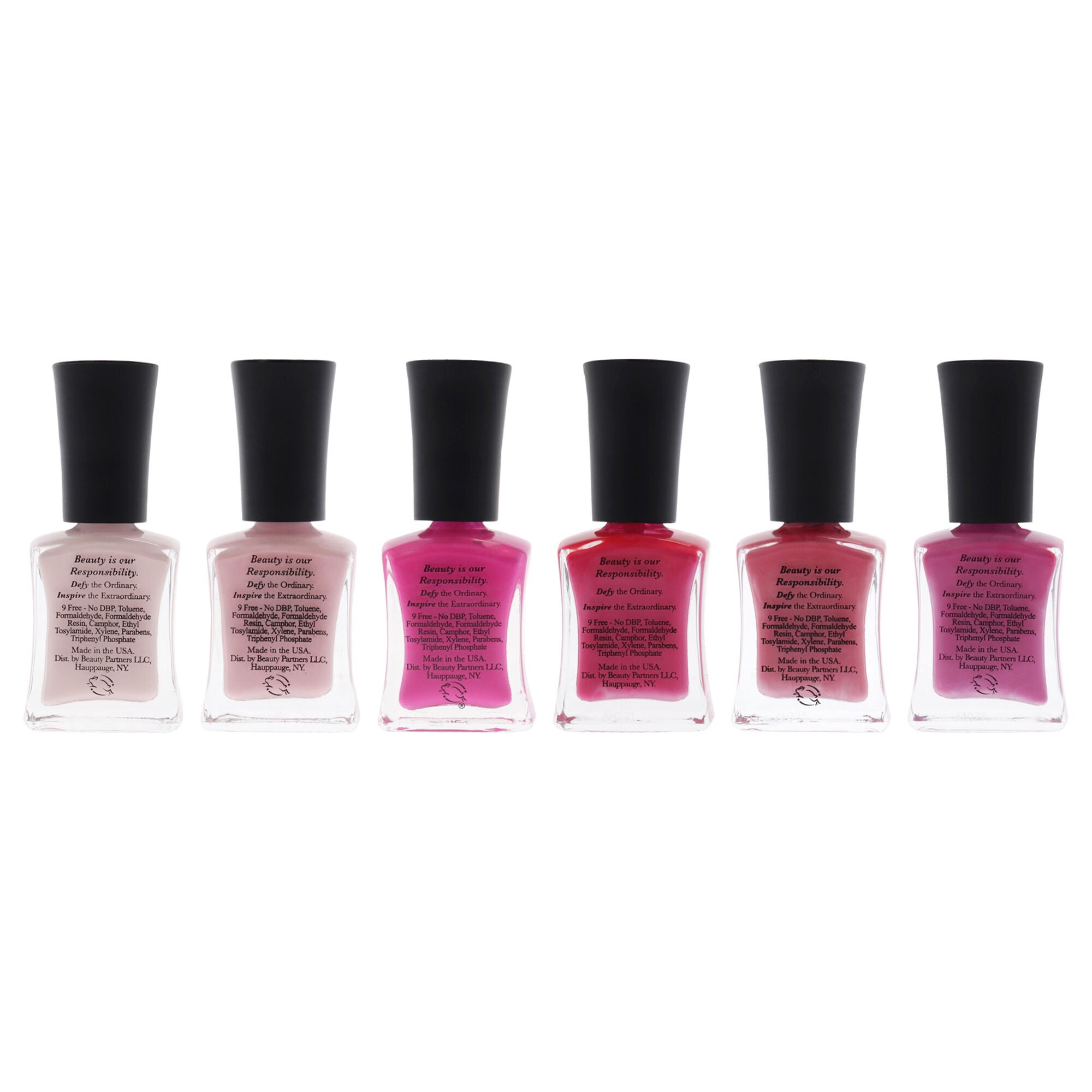 Wear Resistant Nail Lacquer Kit by Defy and Inspire for Women - 6 Pc Kit, See Description, alternate image number 1