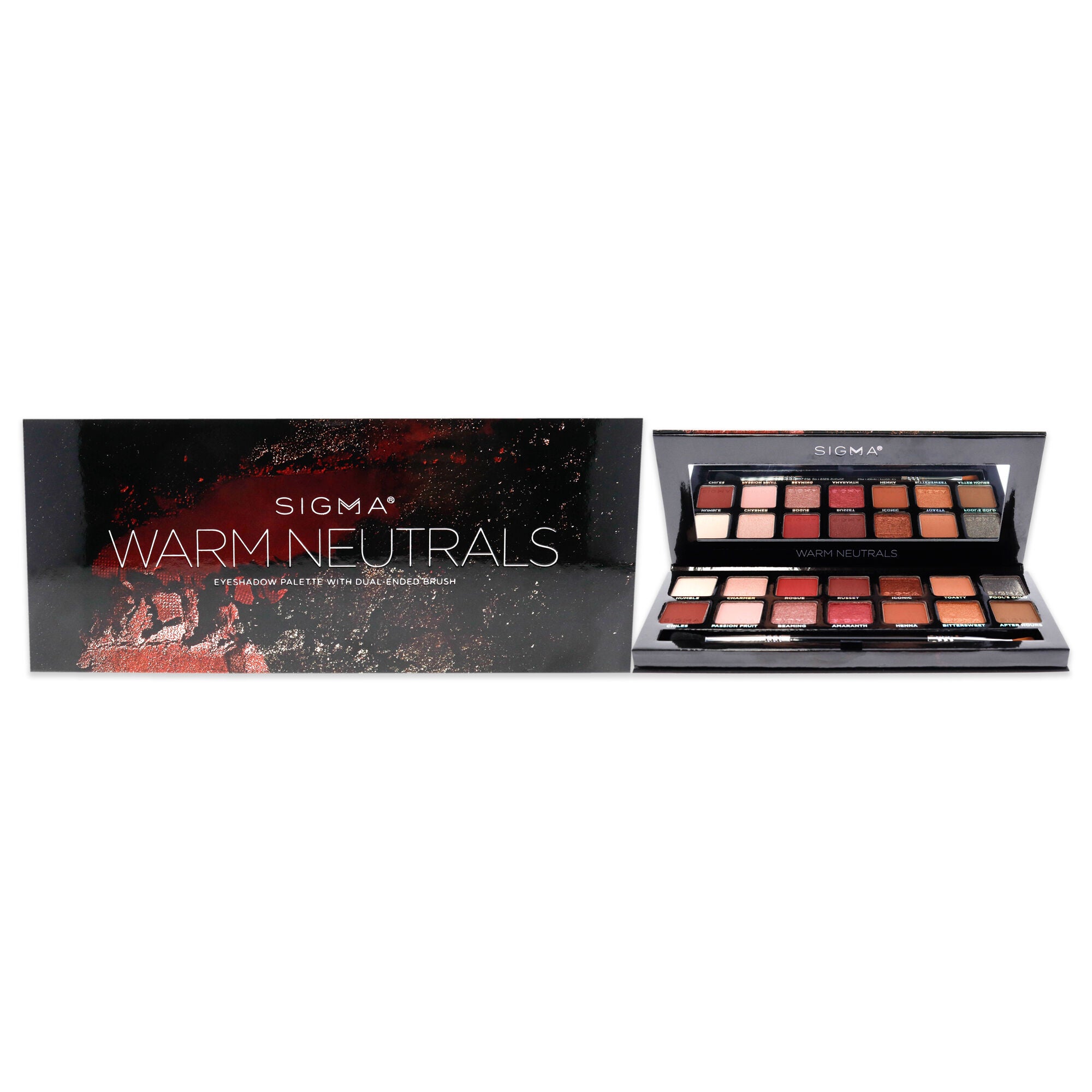 Eyeshadow Palette - Warm Neutrals by SIGMA for Women - 1 Pc Eye Shadow, , alternate image number 1