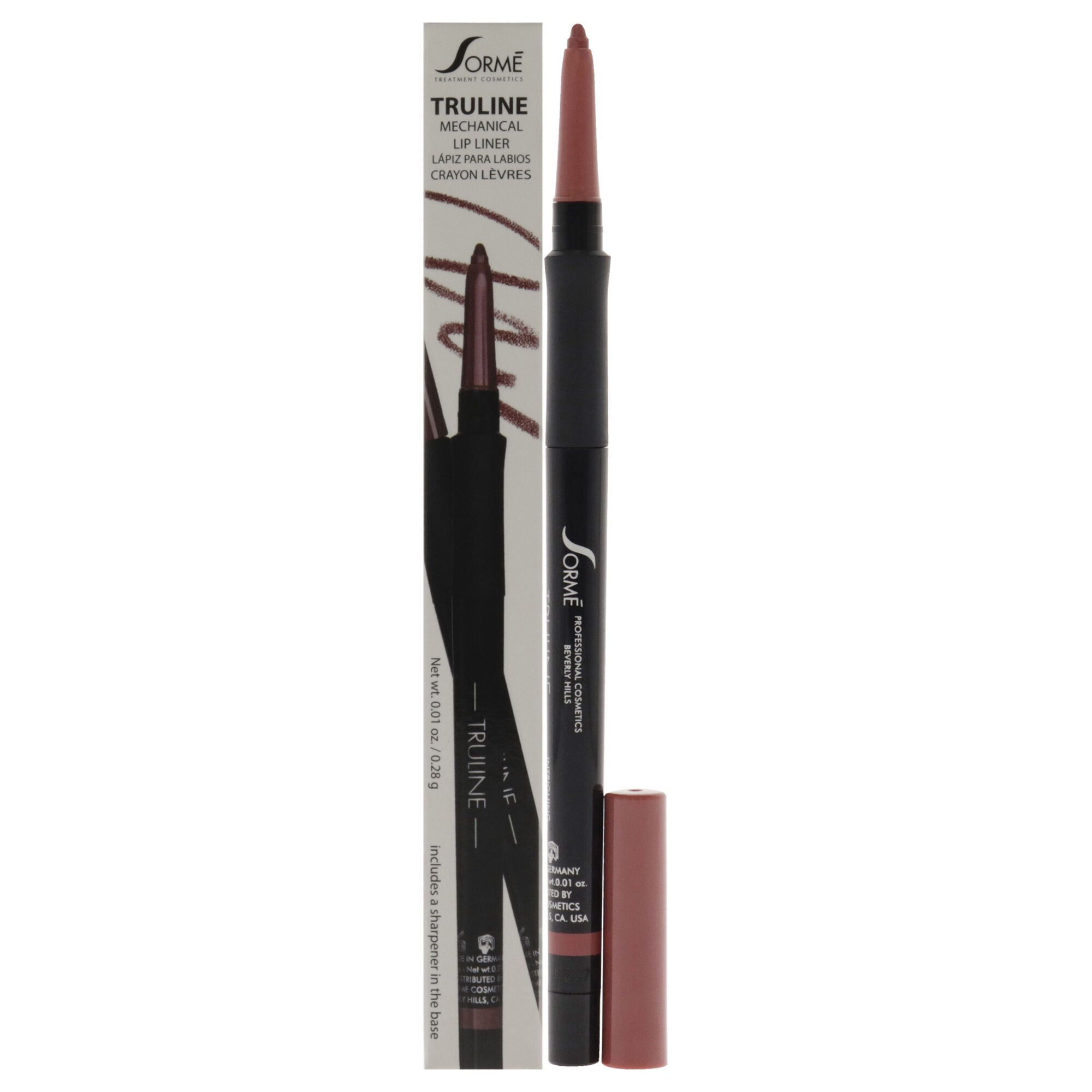 Truline Mechanical Lipliner - MPL06 Intrigue by Sorme Cosmetics for Women - 0.01 oz Lip Liner, See Description, hi-res image number 0