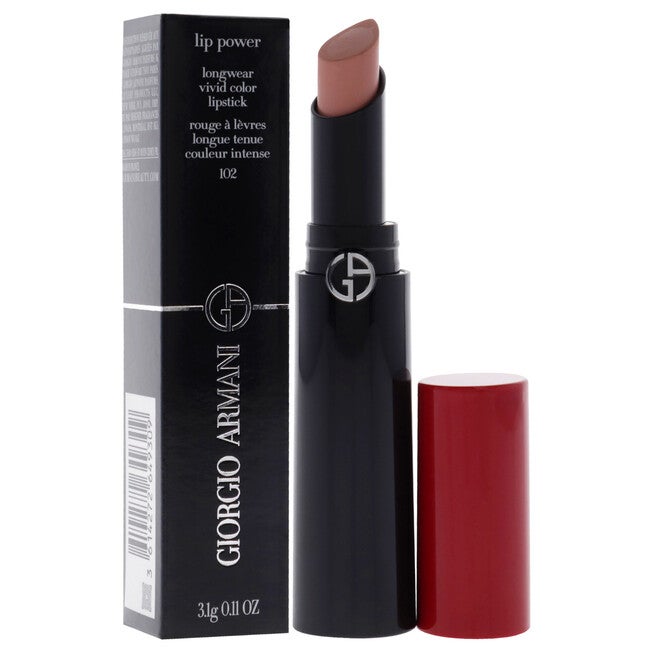 Lip Power Longwear Vivid Color Lipstick - 102 Romanza by Giorgio Armani for Women - 0.11 oz Lipstick, NA, alternate image number null