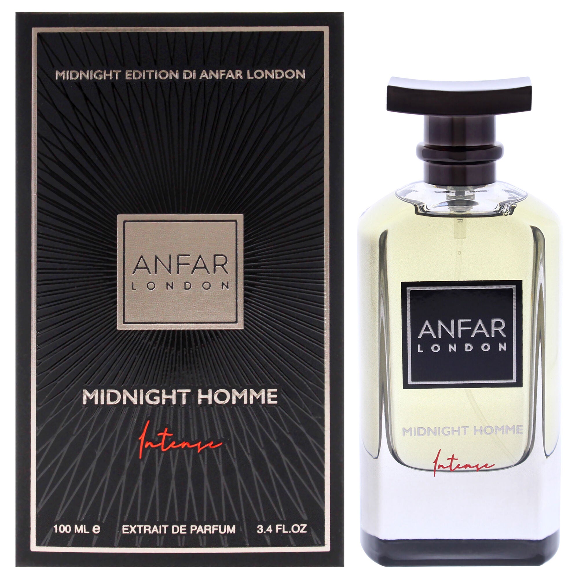 Anfar London - Midnigth Homme Intense by Anfar for Men - 3.4 oz Extrait De Parfum Spray, See Description, hi-res image number 0