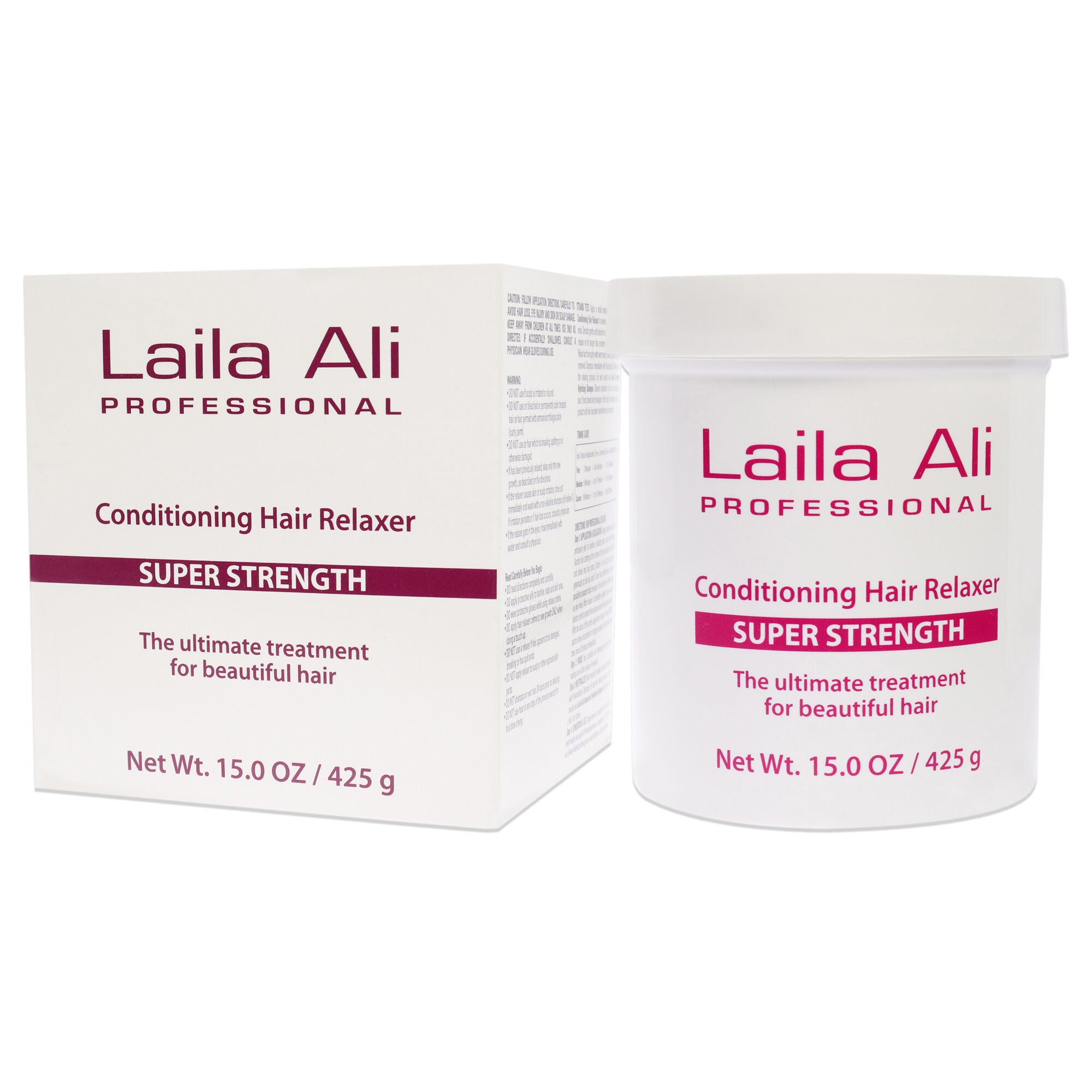 Super Strength Conditioning Hair Relaxer by Laila Ali for Unisex - 15 oz Treatment, See Description, alternate image number 3