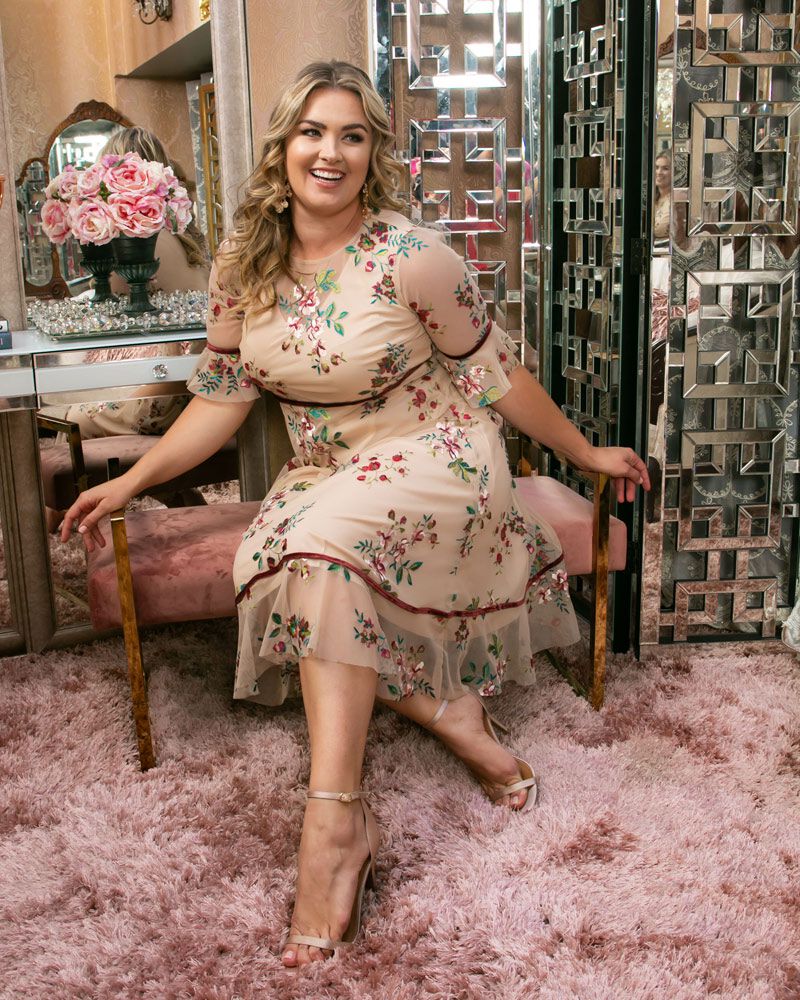 Wildflower Embroidered Dress, , alternate image number 7