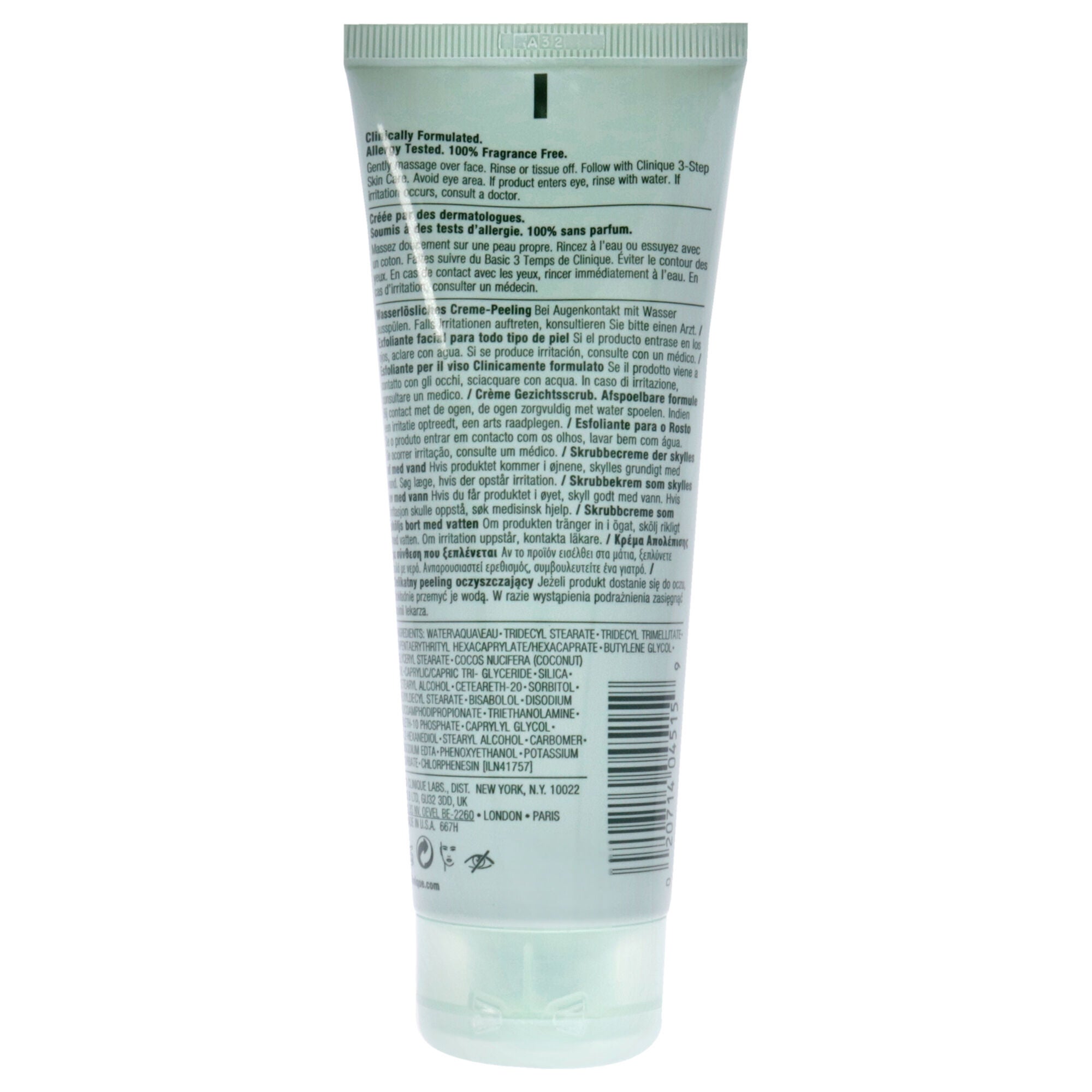 7 Day Scrub Cream Rinse Off Formula by Clinique for Unisex - 3.4 oz Scrub, , alternate image number 1