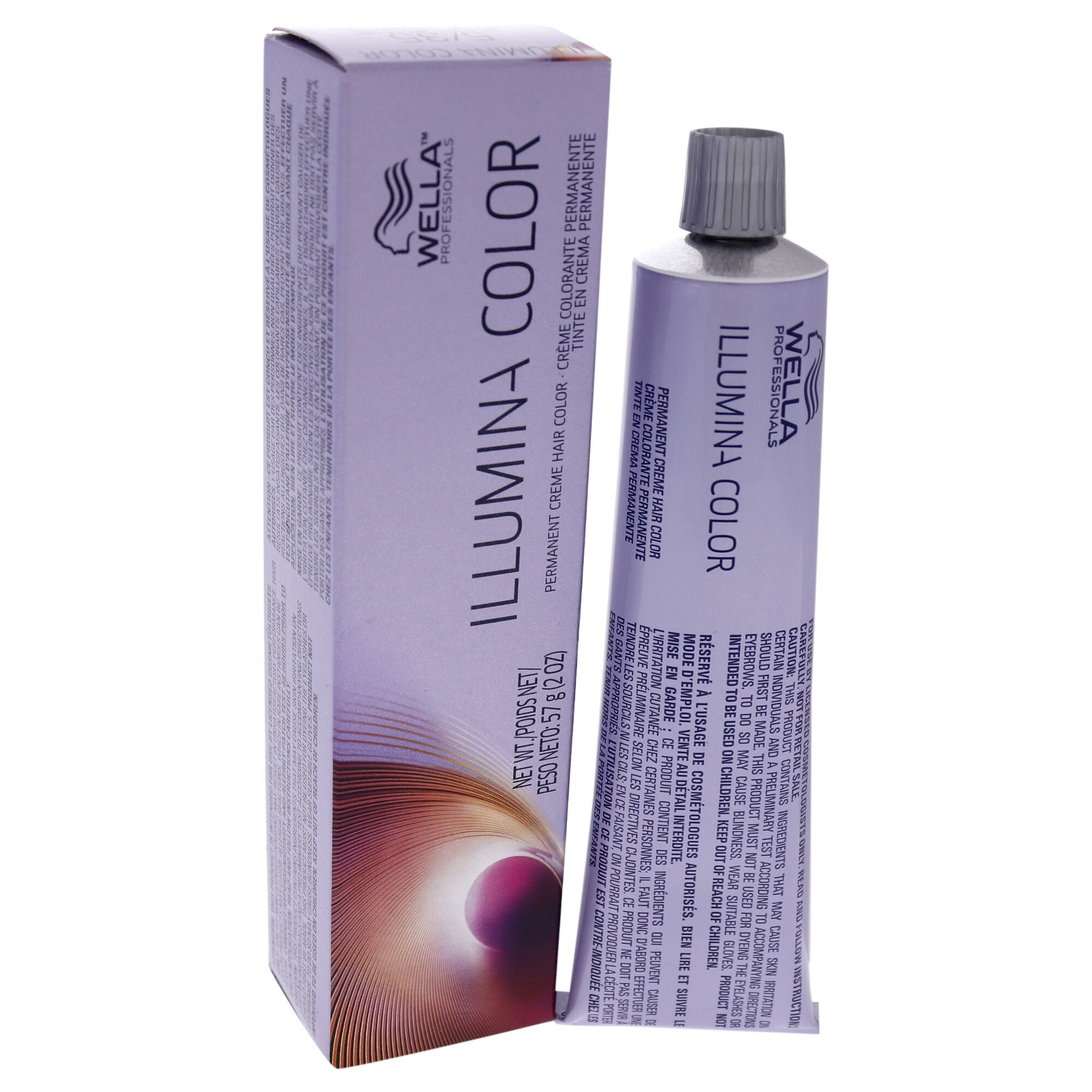 Illumina Color Permanent Creme Hair Color - 5 35 Light Brown-Gold Red Violet by Wella for Unisex - 2 oz Hair Color, See Description, alternate image number 3