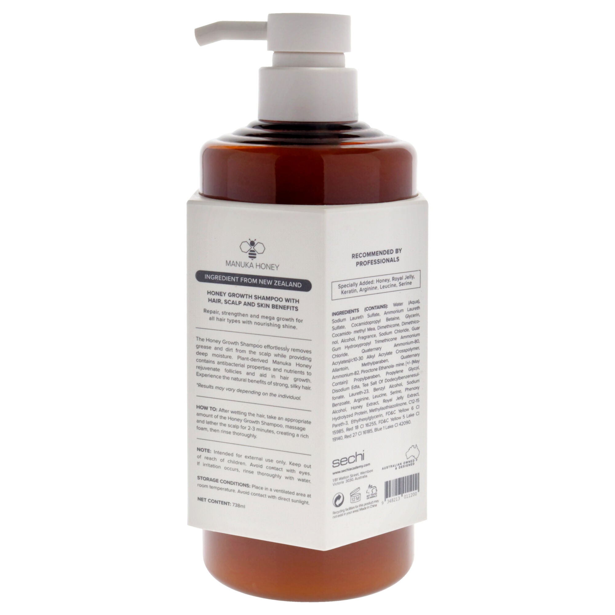 Honey Growth Shampoo by Klara for Women - 25 oz Shampoo, See Description, alternate image number 1