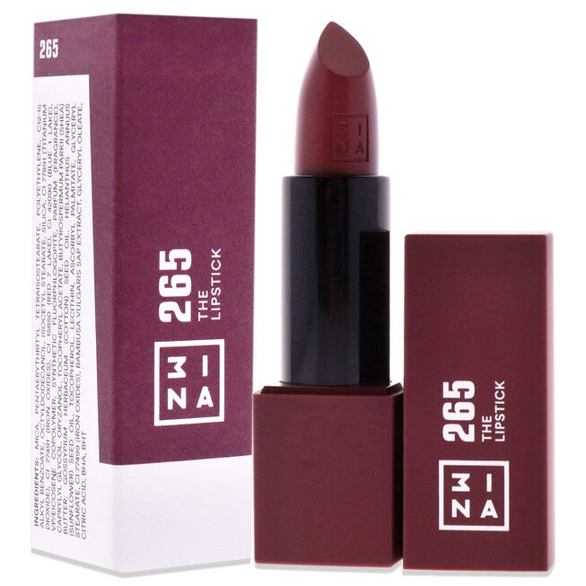 The Lipstick - 265 Purplish Brown by 3INA for Women - 0.16 oz Lipstick, , alternate image number null