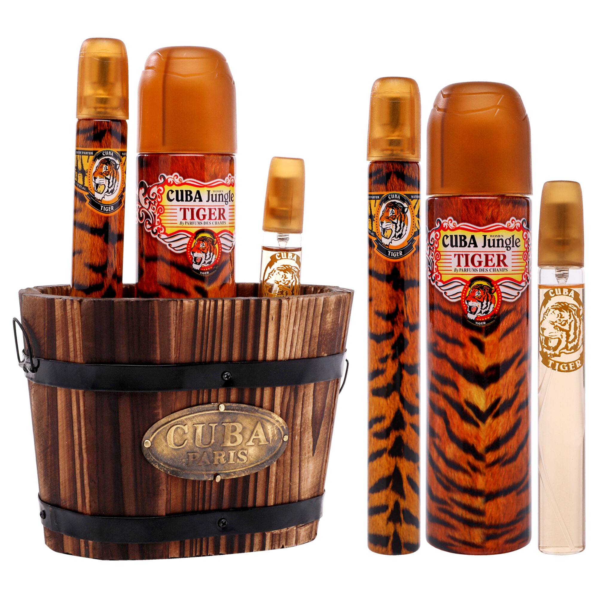 Cuba Jungle Tiger by Cuba for Women - 3 Pc Gift Set 3.3oz EDP Spray, 1.17oz EDP Spray, 0.5oz EDP Spray, See Description, alternate image number 4