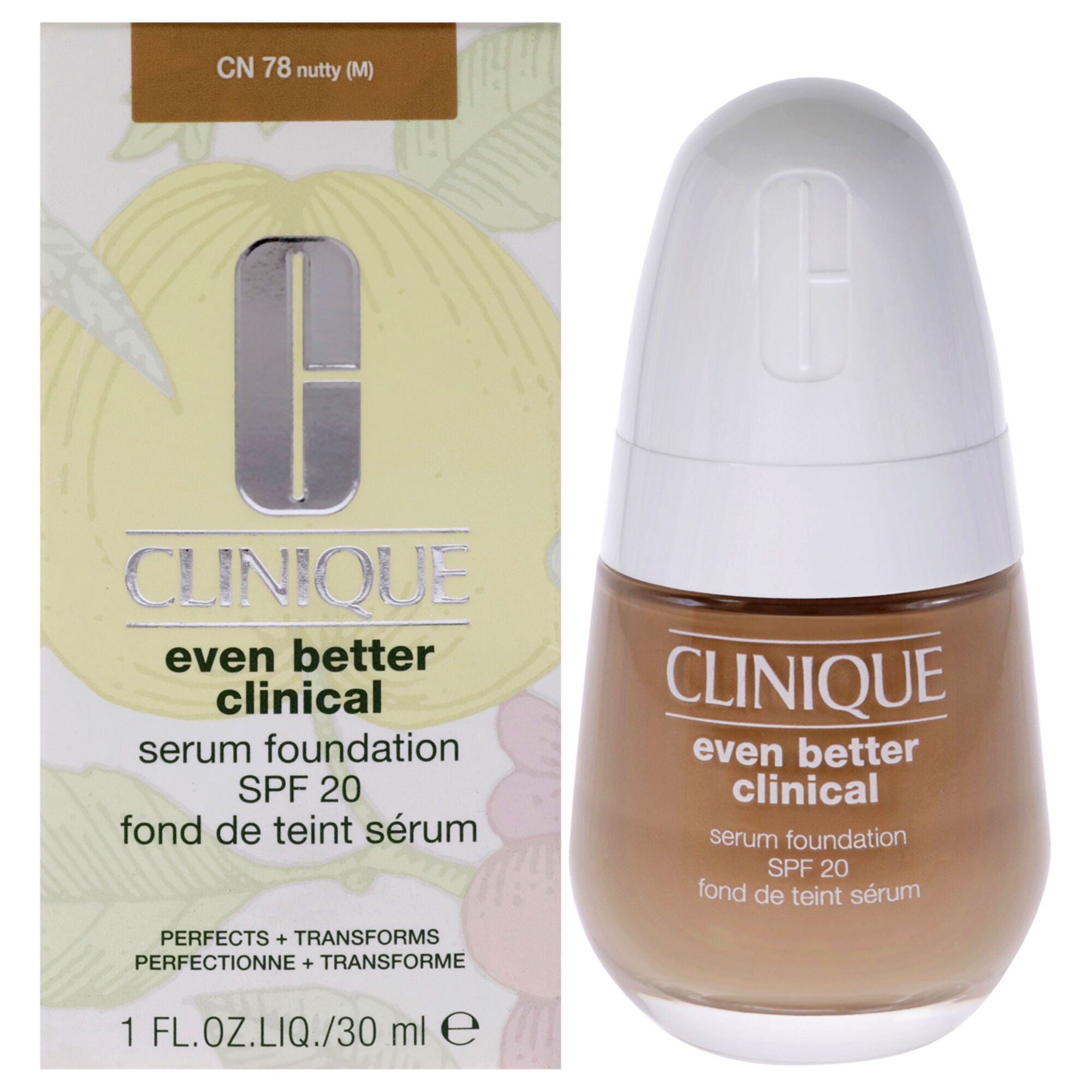 Even Better Clinical Serum Foundation SPF 20 - CN 78 Nutty by Clinique for Women - 1 oz Foundation, See Description, hi-res image number 0