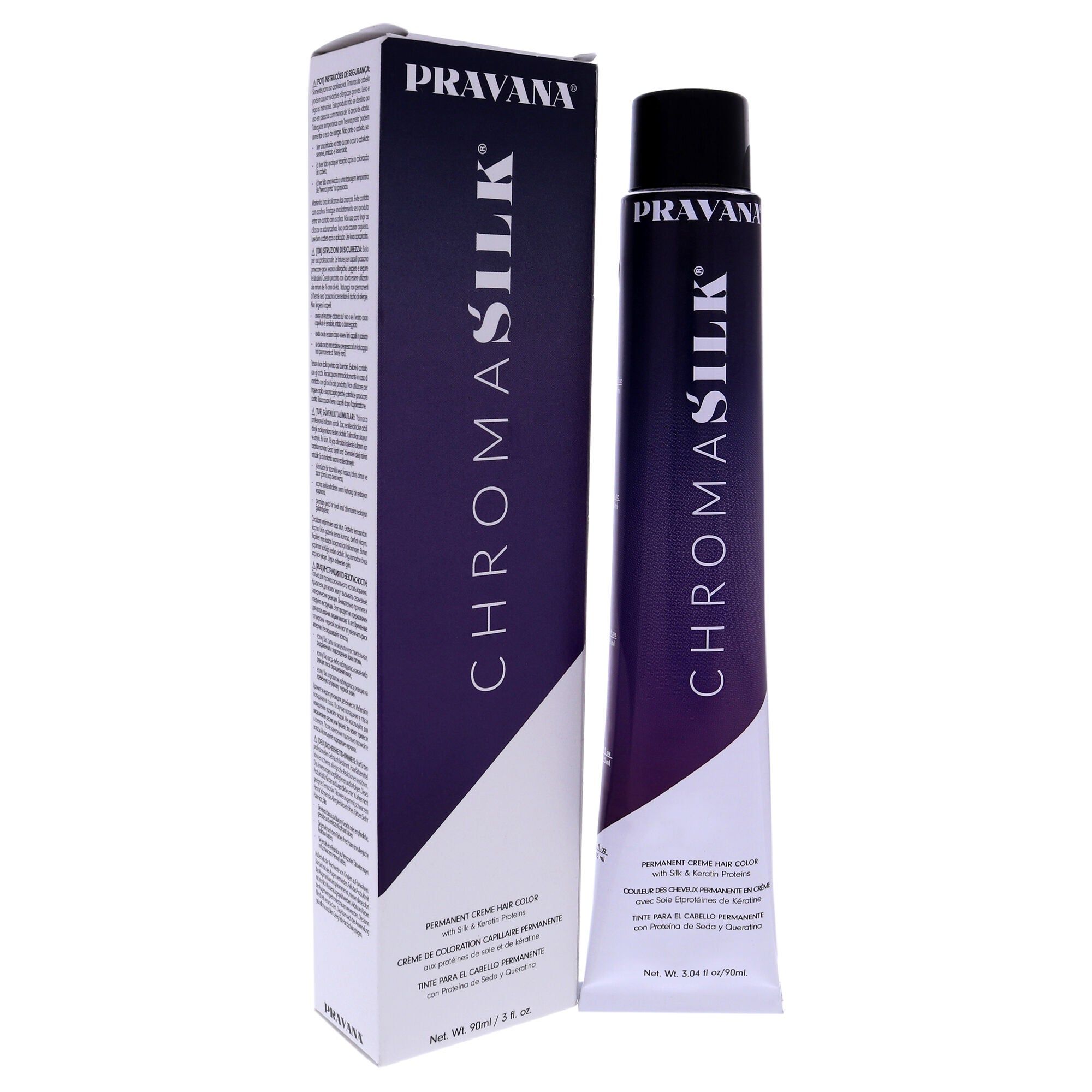 ChromaSilk Creme Hair Color - 8.34 Light Golden Copper Blonde by Pravana for Unisex - 3 oz Hair Color, See Description, alternate image number 2