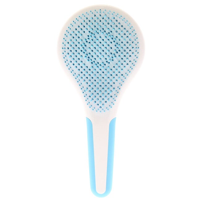 Wet and Dry Hair Detangler Thick and Curly Hair - Blue-White by Michel Mercier for Women - 1 Pc Hair Brush, NA, alternate image number null