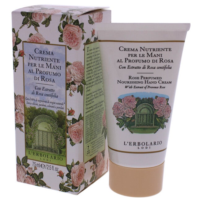 Perfumed Nourishing Hand Cream - Rose by LErbolario for Unisex - 2.5 oz Cream, , alternate image number 7