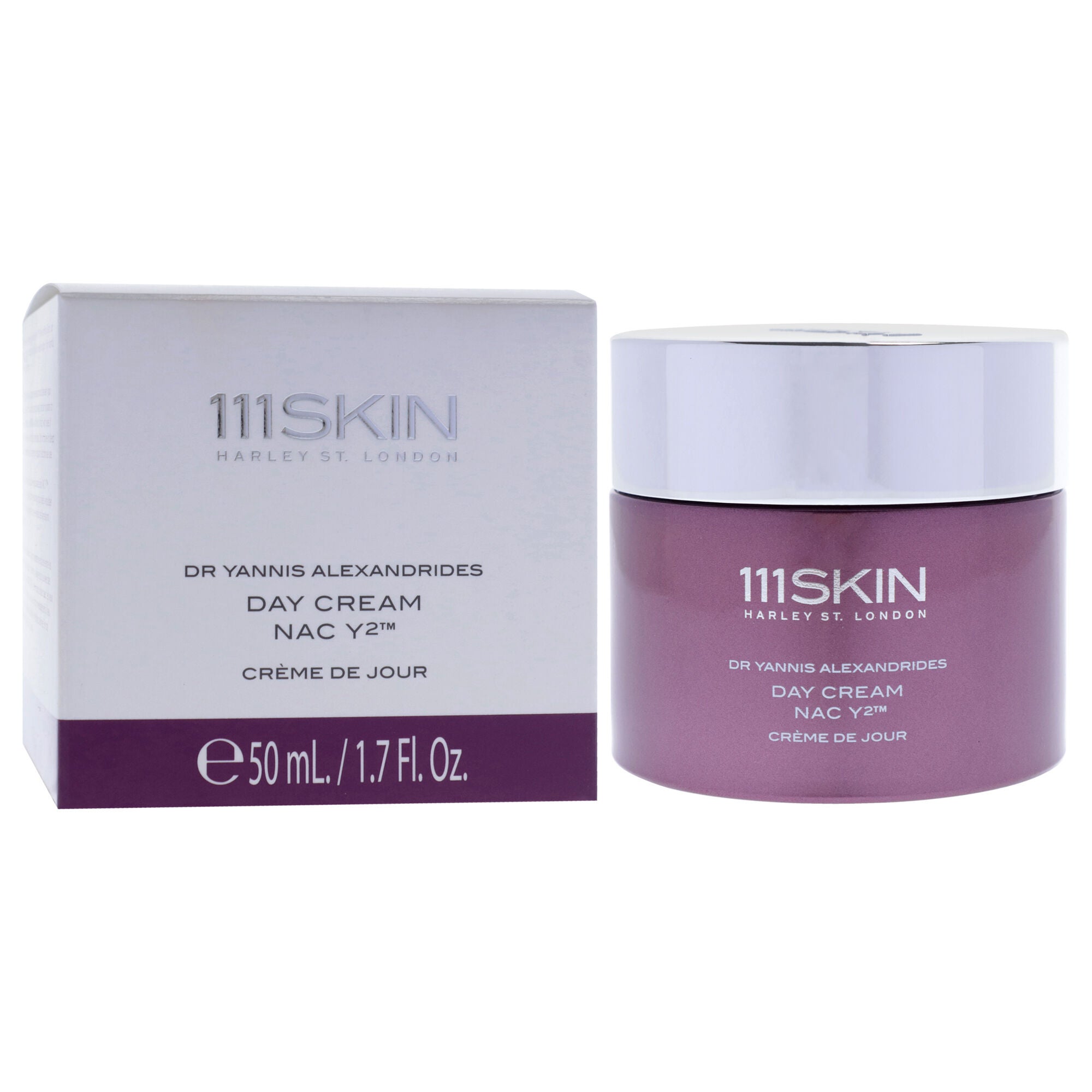 Day Cream NAC Y2 by 111Skin for Unisex - 1.7 oz Cream, White, alternate image number 2