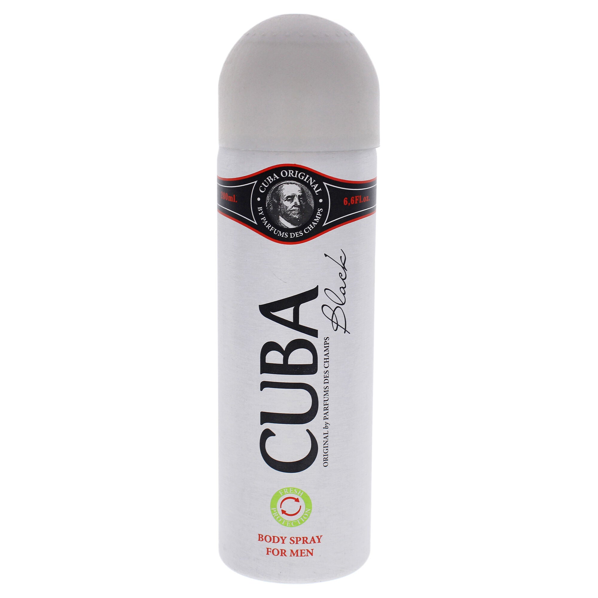Cuba Black by Cuba for Men - 6.6 oz Body Spray, , alternate image number 4