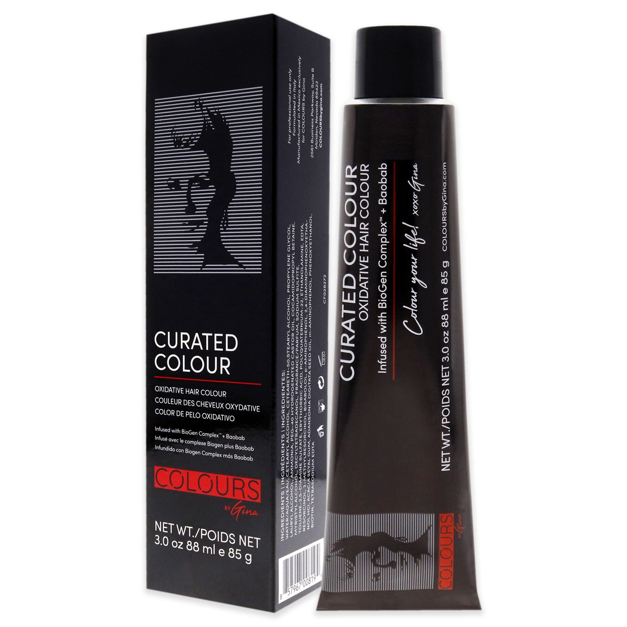 Curated Colour - 9.1-9B Very Light Cool Blonde by Colours By Gina for Unisex - 3 oz Hair Color, See Description, alternate image number 3