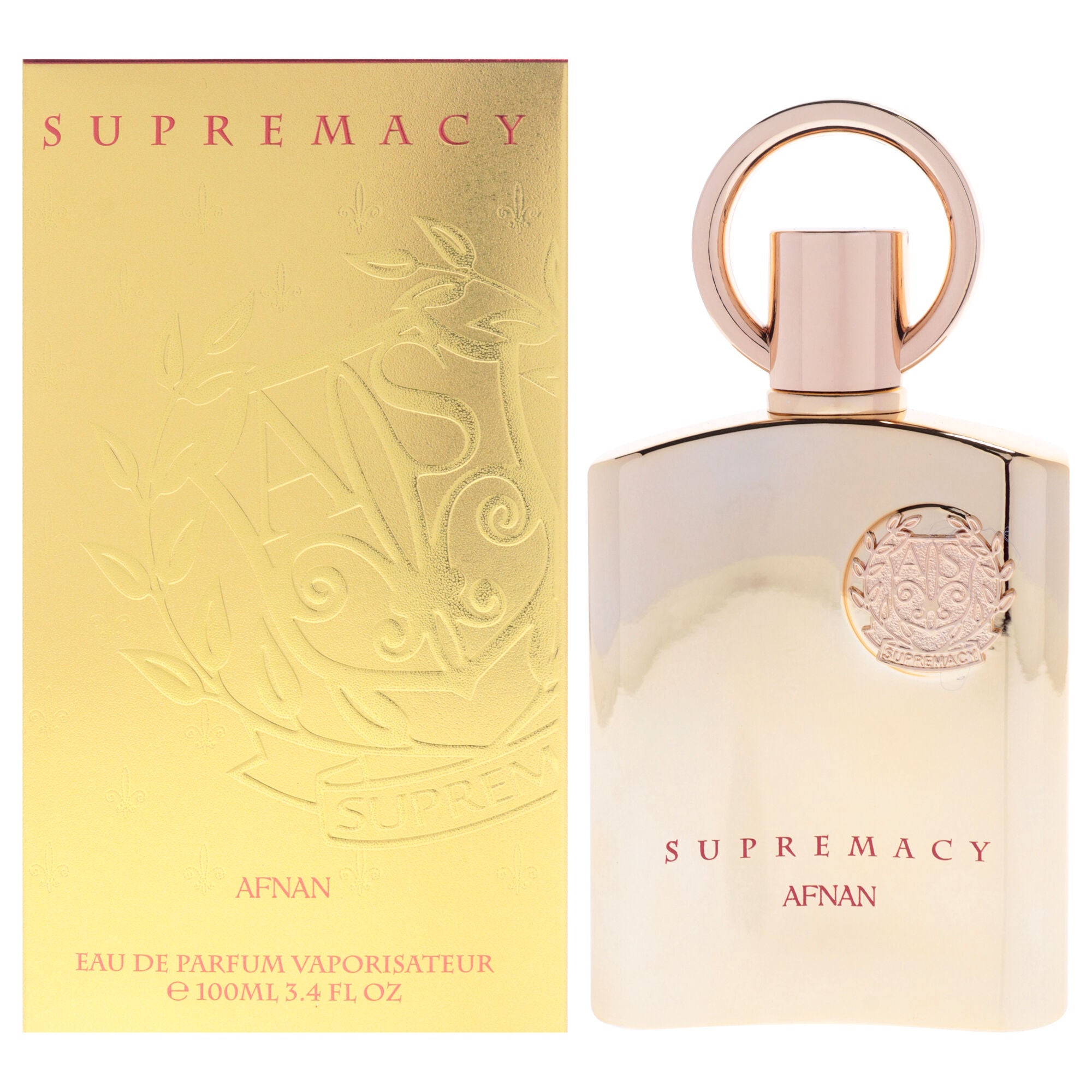 Supremacy Collection - Gold by Afnan for Unisex - 3.4 oz EDP Spray, Clear, hi-res image number 0