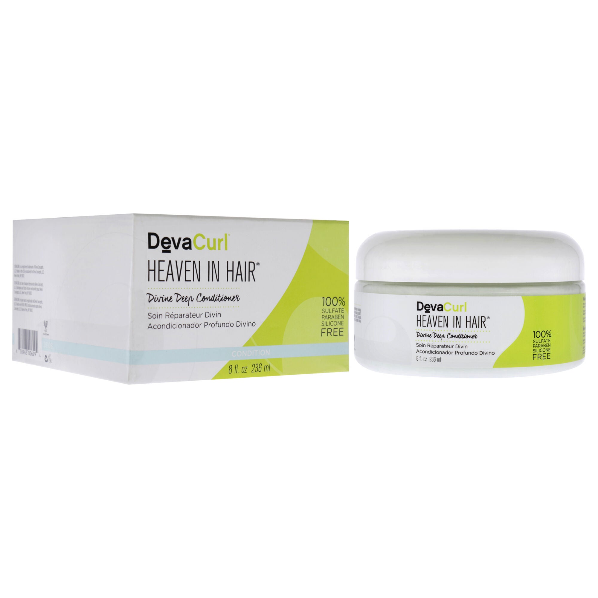 Heaven In Hair Divine Deep Conditioner by DevaCurl for Unisex - 8 oz Treatment, See Description, alternate image number 2