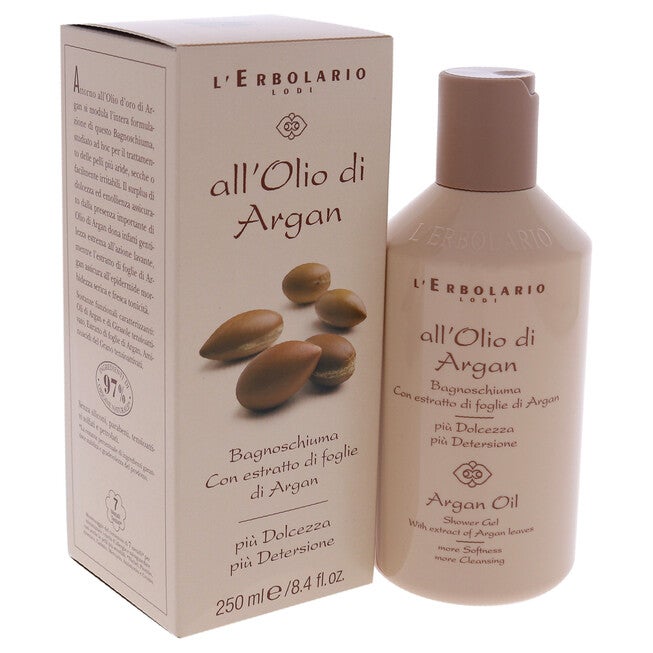 Shower Gel - Argan Oil by LErbolario for Unisex - 8.4 oz Shower Gel, NA, alternate image number null