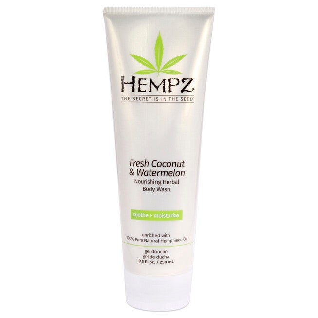 Fresh Coconut and Watermelon Herbal Body Wash by Hempz for Unisex - 8.5 oz Body Wash, NA, hi-res image number null