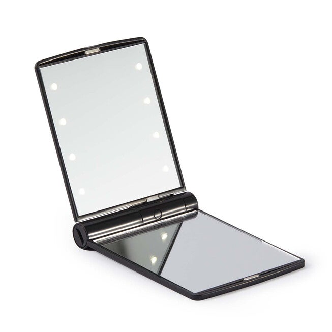 Lighted Compact Mirror by Browgame for Women - 1 Pc Mirror, NA, hi-res image number null