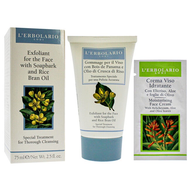 Exfoliant Soapbark - Rice Bran Oil by LErbolario for Unisex - 2.5 oz Cleanser, NA, alternate image number null