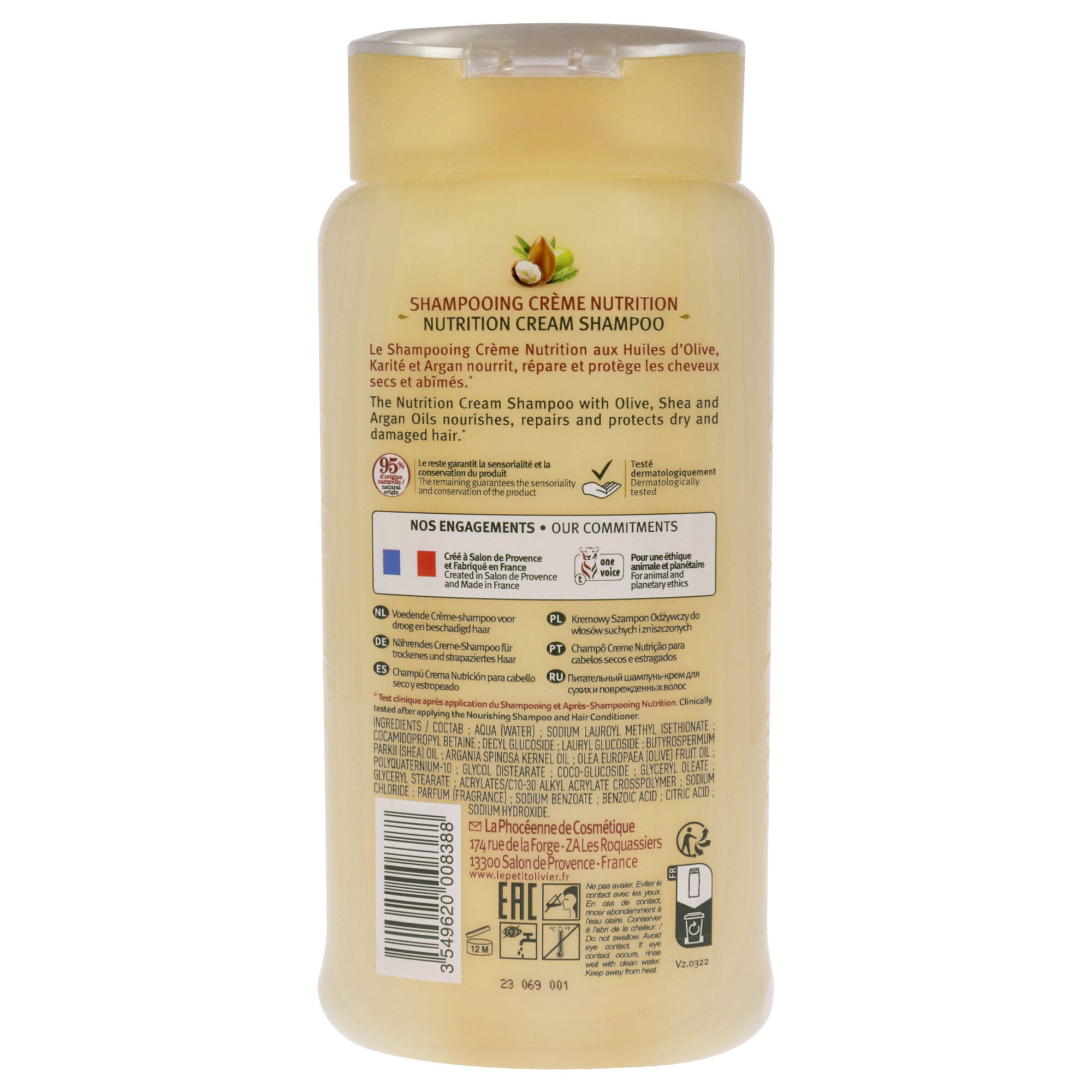 Nourishing Creme Shampoo by Le Petit Olivier for Men - 8.4 oz Shampoo, , alternate image number 4