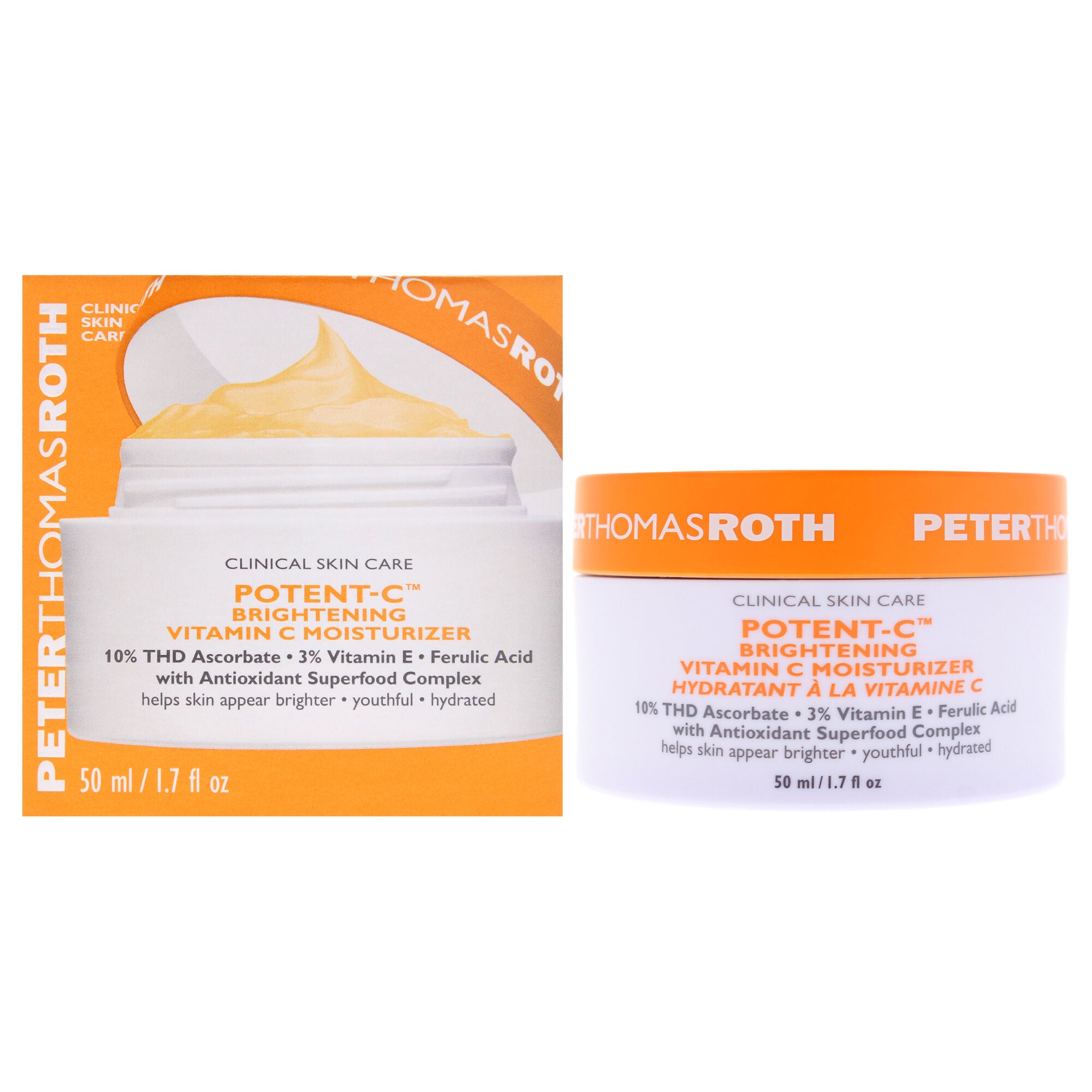 Potent-C Bright and Plump Moisturizer by Peter Thomas Roth for Unisex - 1.7 oz Moisturizer, See Description, hi-res image number 0