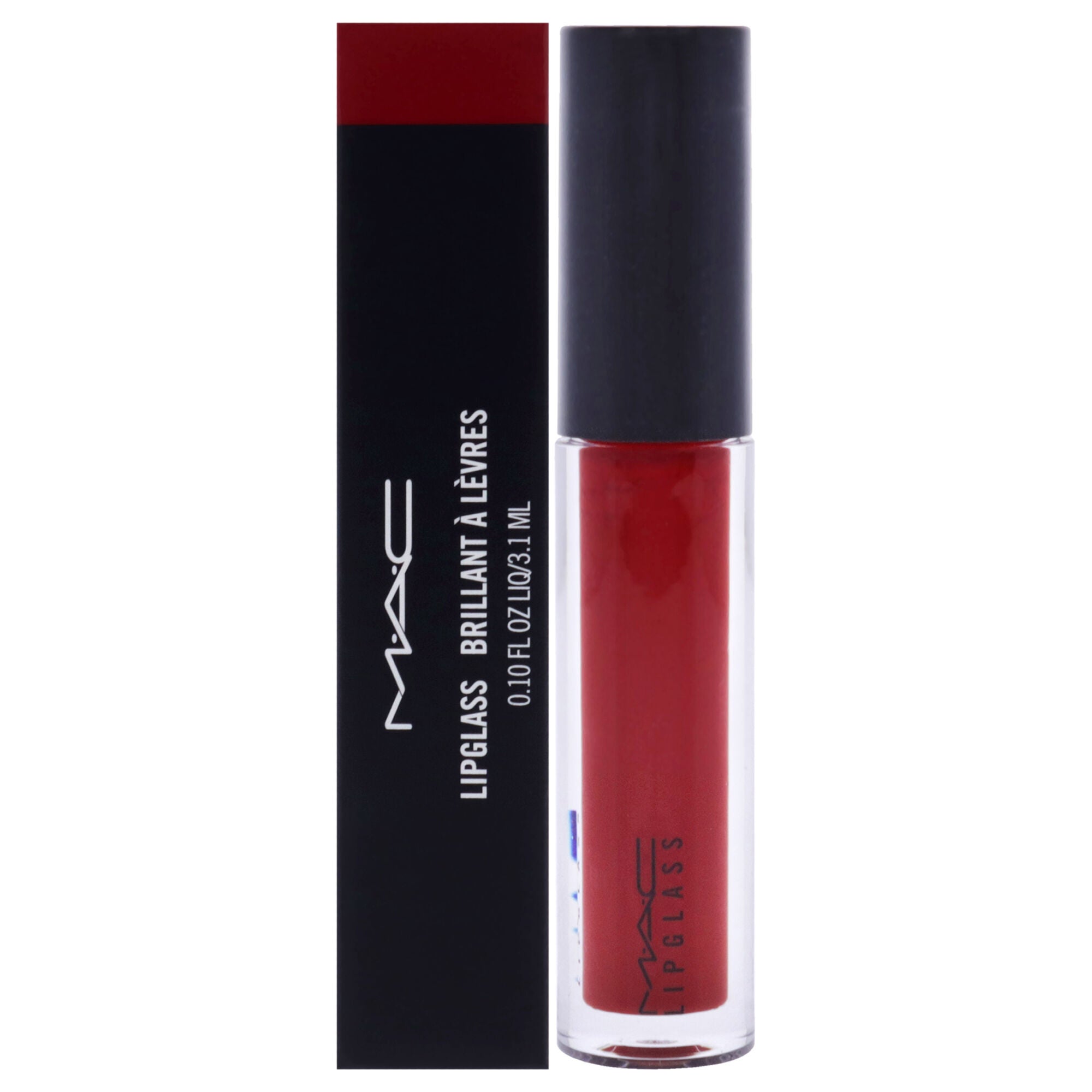 LipGlass Lip Gloss - Ruby Woo by MAC for Women - 0.1 oz Lip Gloss, See Description, hi-res image number 0