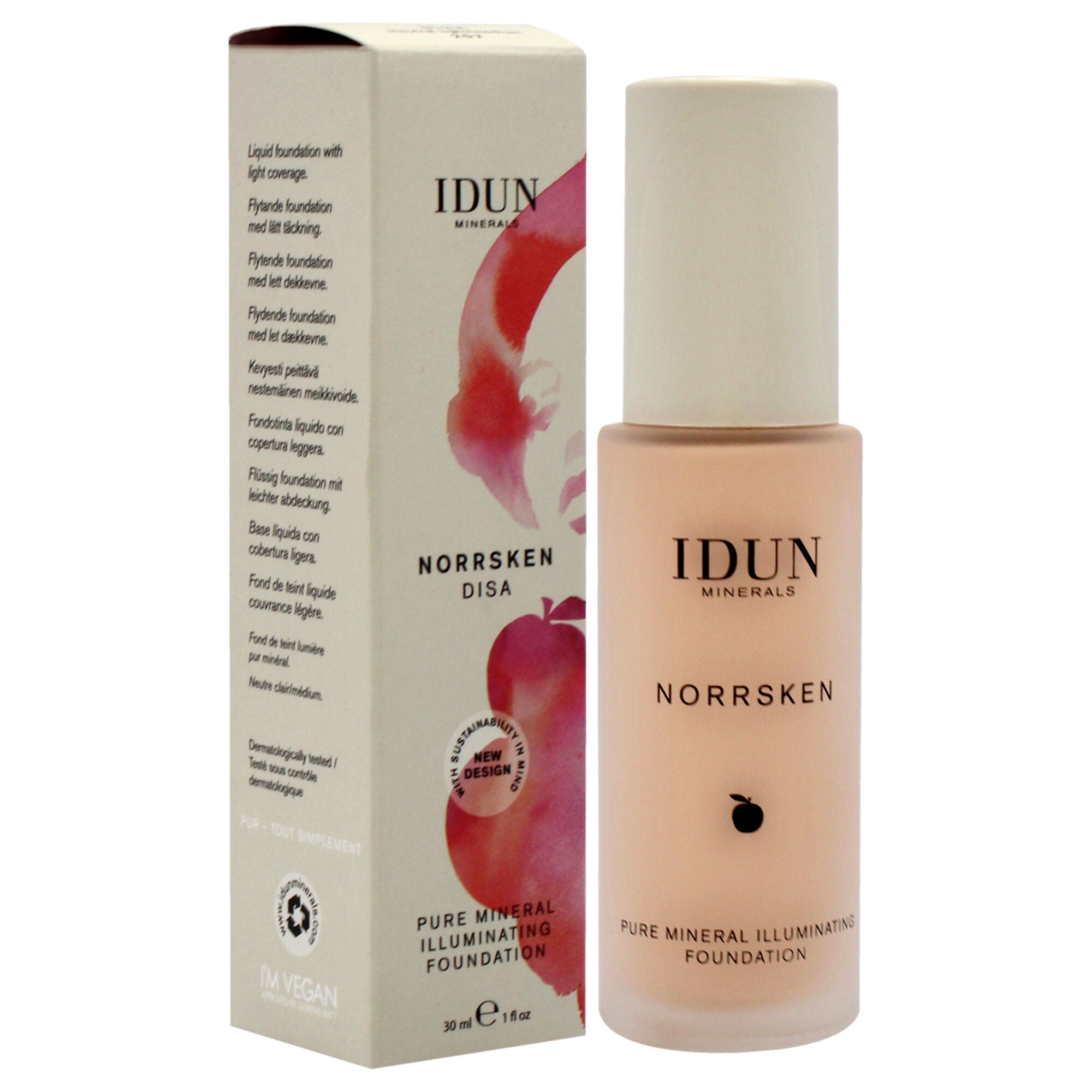 Norrsken Foundation - 207 Disa by Idun Minerals for Women - 1 oz Foundation, , alternate image number 6