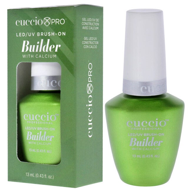 LED-UV Brush-On Builder Gel with Calcium by Cuccio Pro for Women - 0.43 oz Nail Polish, , alternate image number null