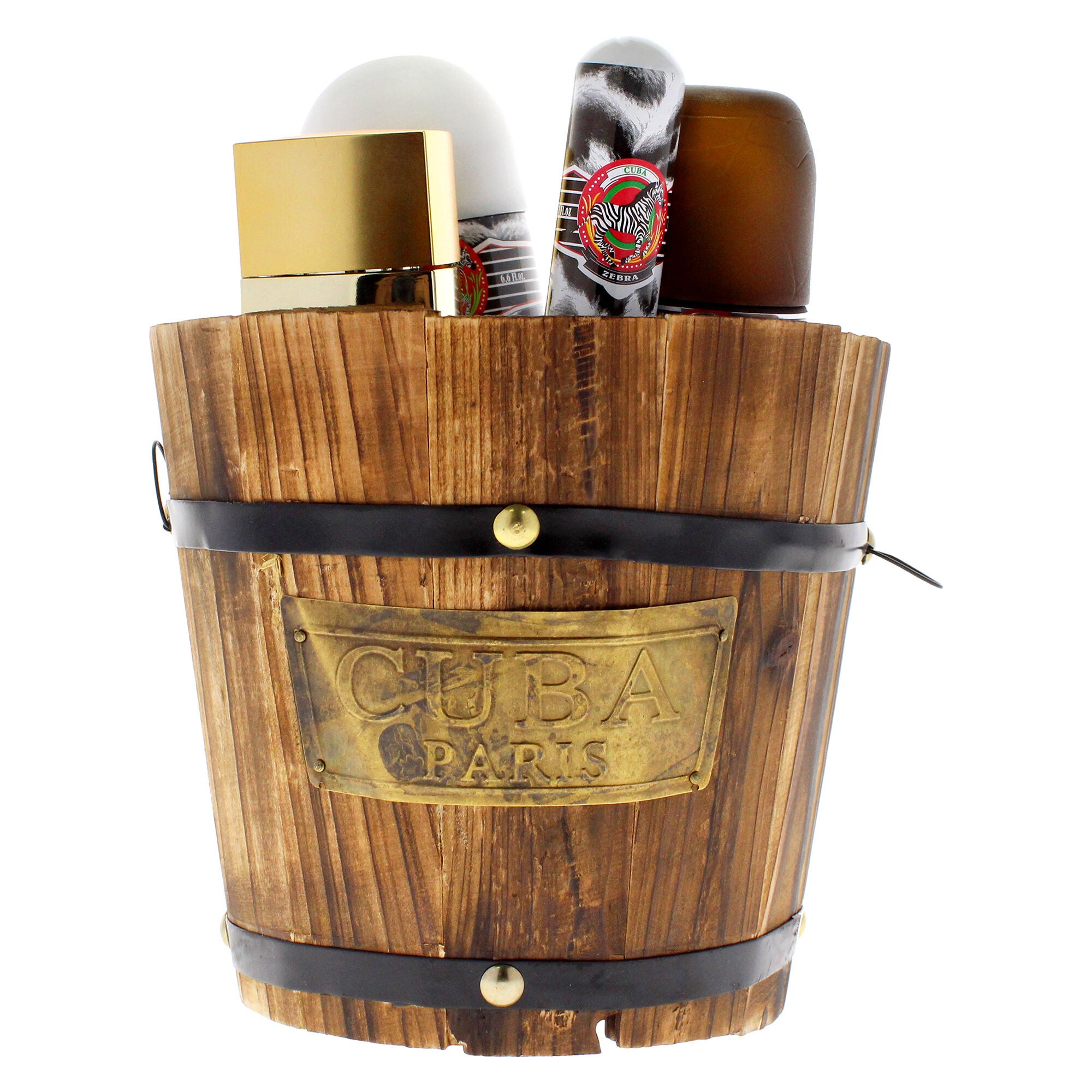 Cuba Jungle Zebra by Cuba for Women - 4 Pc Gift Set 3.3oz EDP Spray, 1.7oz EDP Spray, 6.6oz Body Spray, 4oz Body Lotion, Clear, alternate image number 2